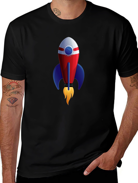 Rocket Graphic Tee - Blast Off in Style!