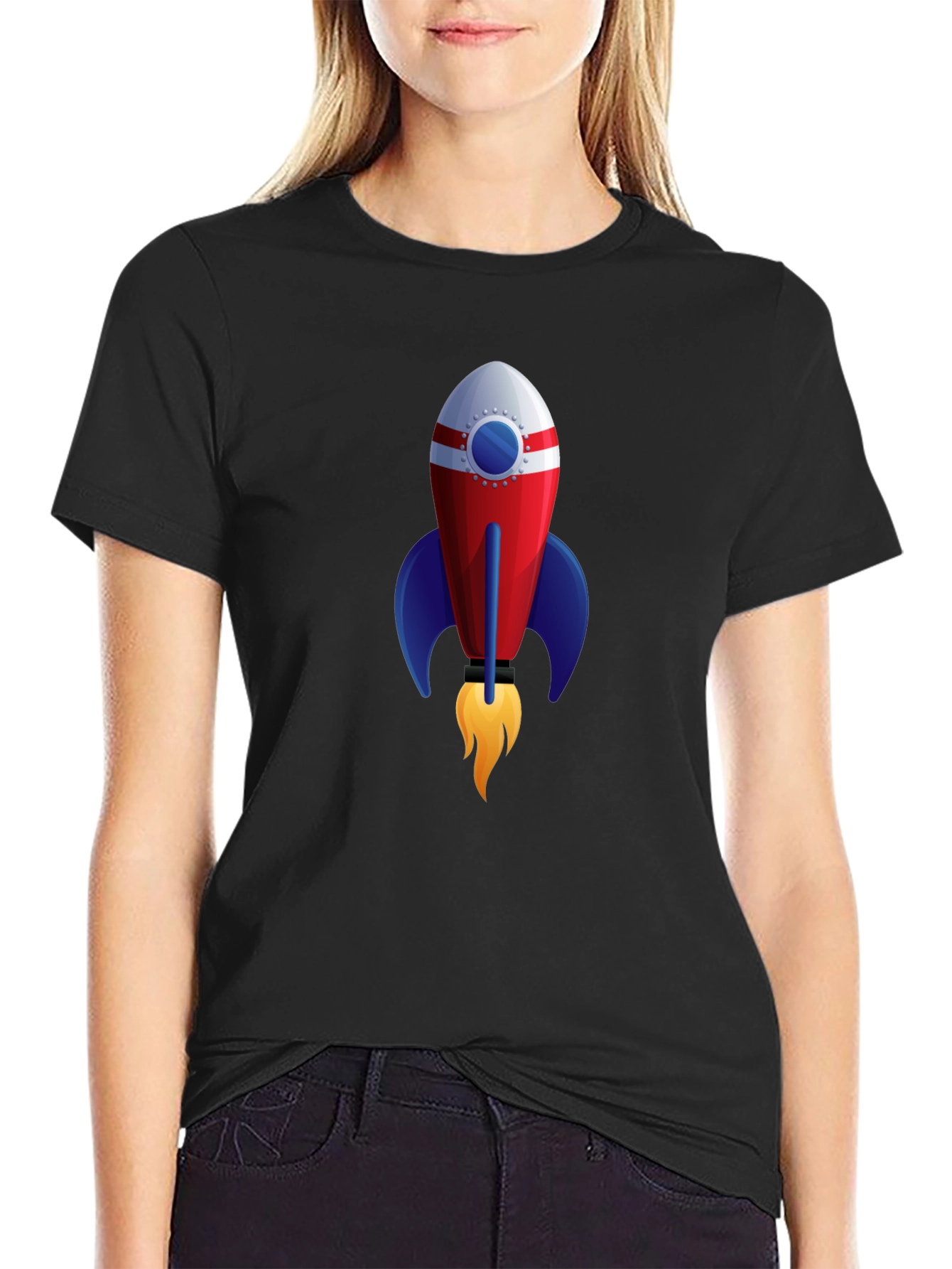 Rocket Graphic Tee - Blast Off in Style!