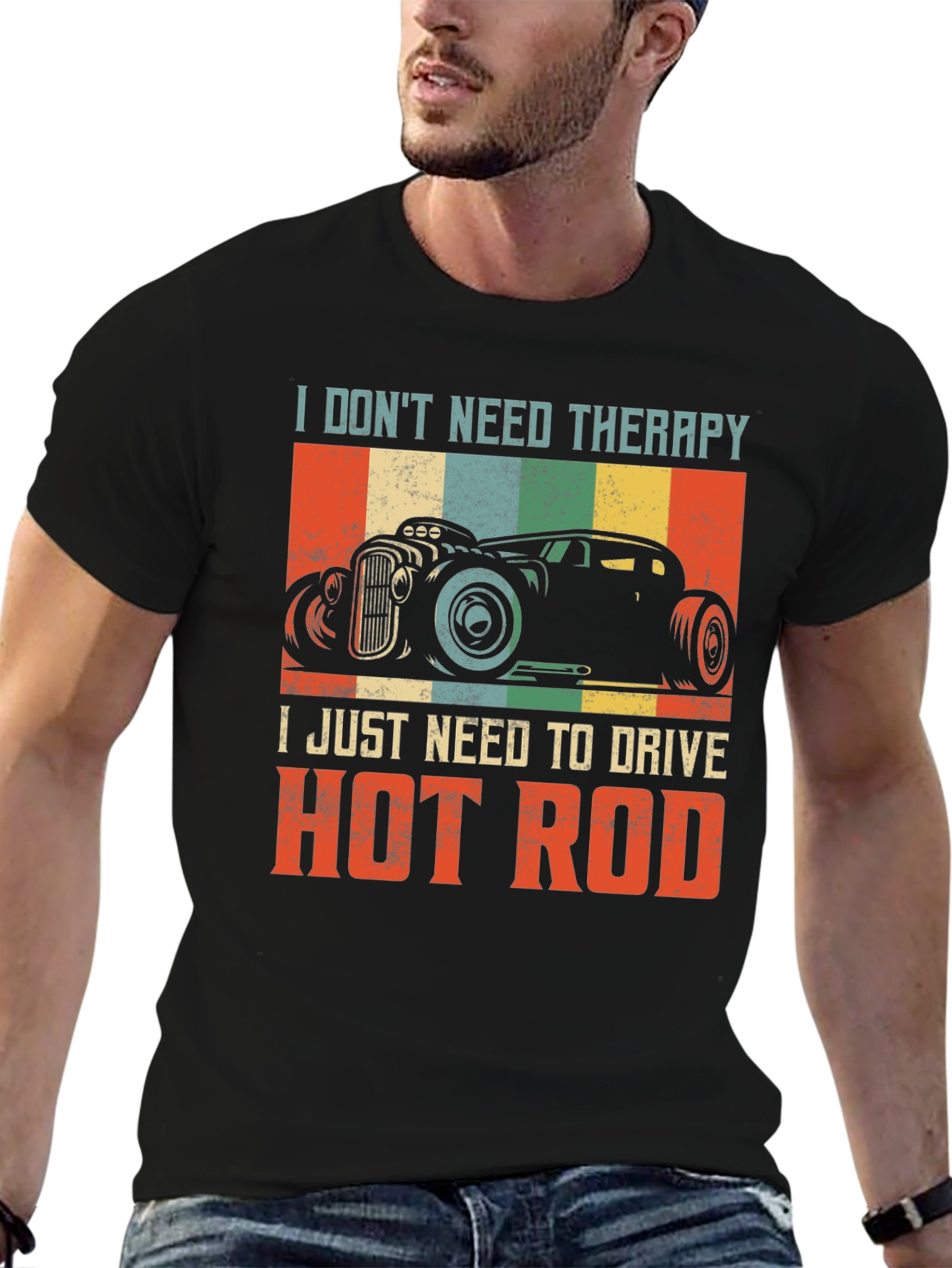 Hot Rod Therapy T-Shirt - Car Lovers Apparel