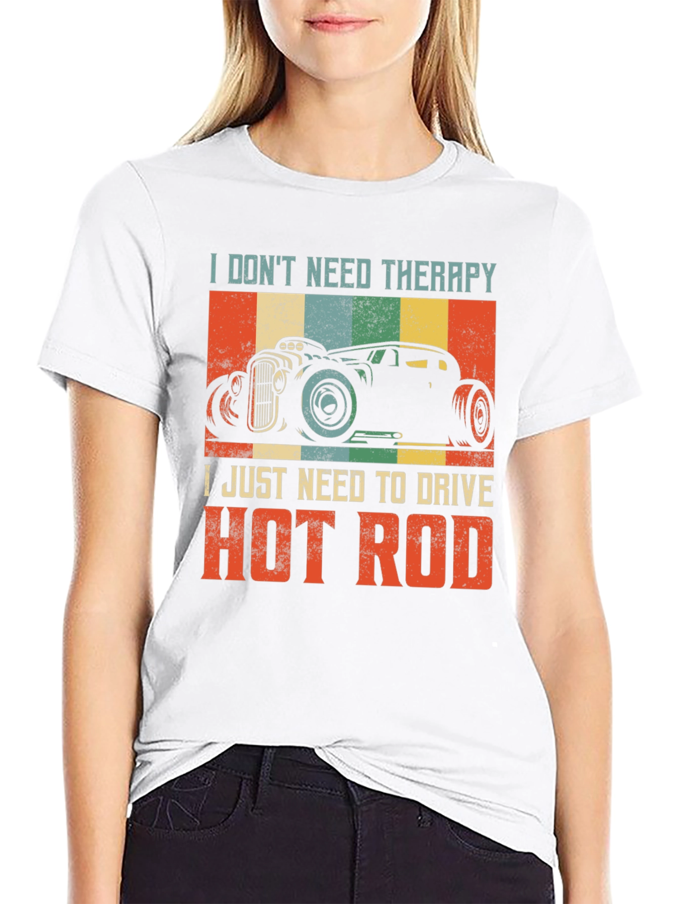 Hot Rod Therapy T-Shirt - Car Lovers Apparel