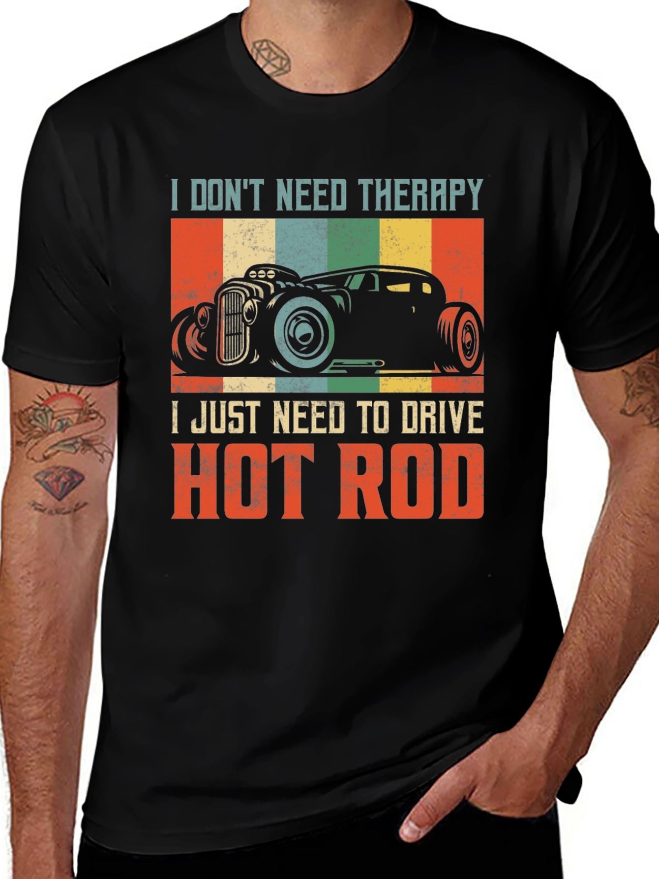 Hot Rod Therapy T-Shirt - Car Lovers Apparel