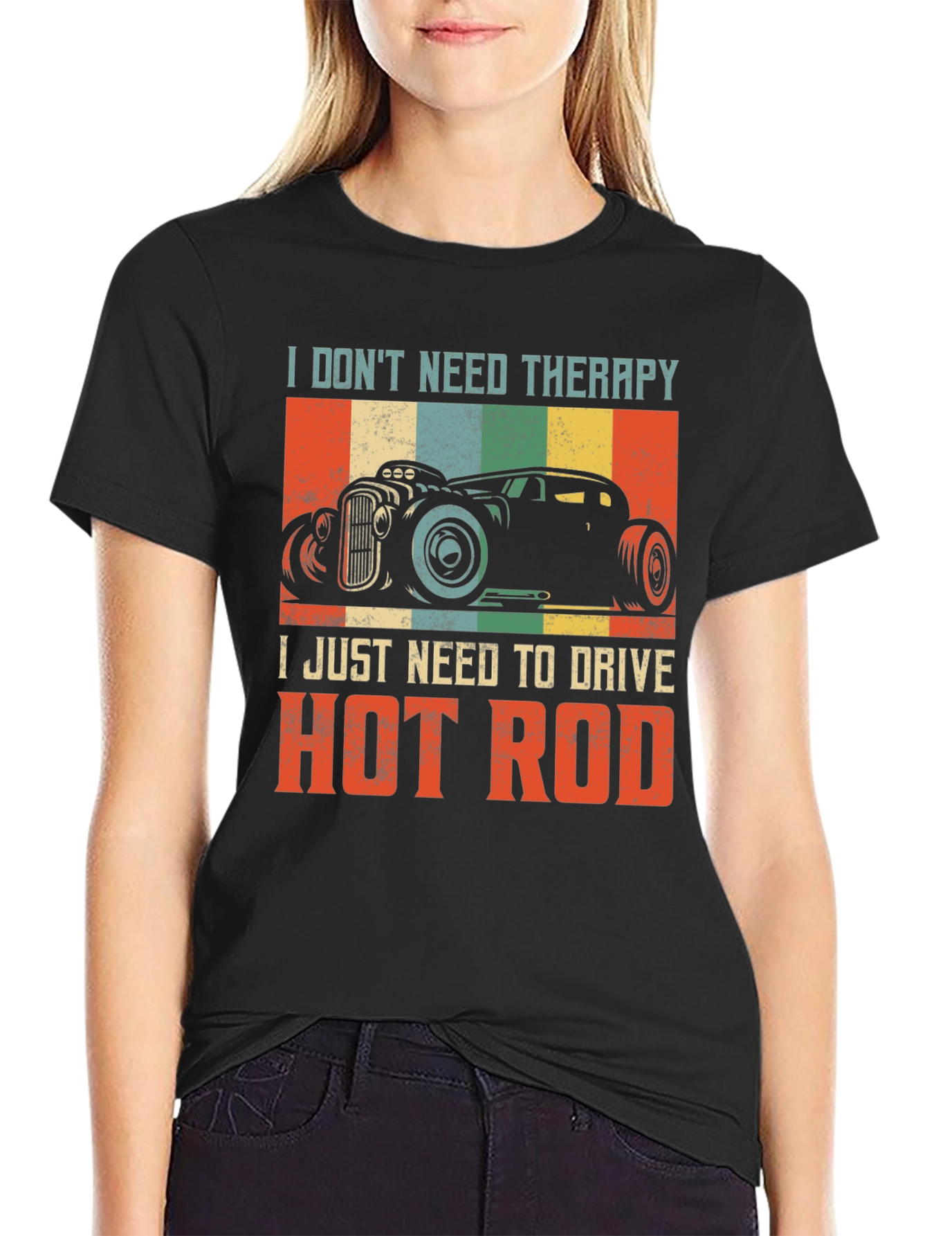 Hot Rod Therapy T-Shirt - Car Lovers Apparel