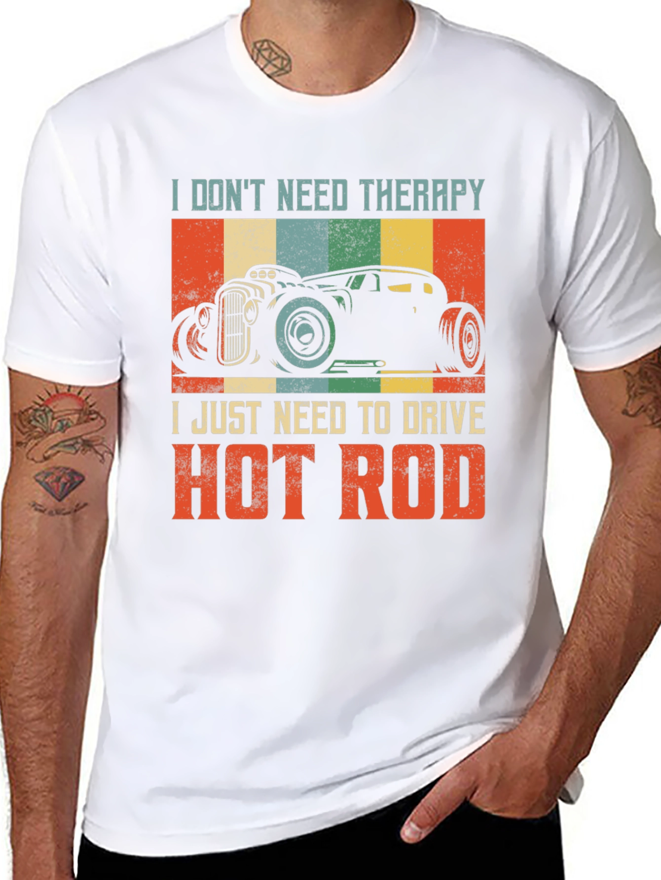 Hot Rod Therapy T-Shirt - Car Lovers Apparel