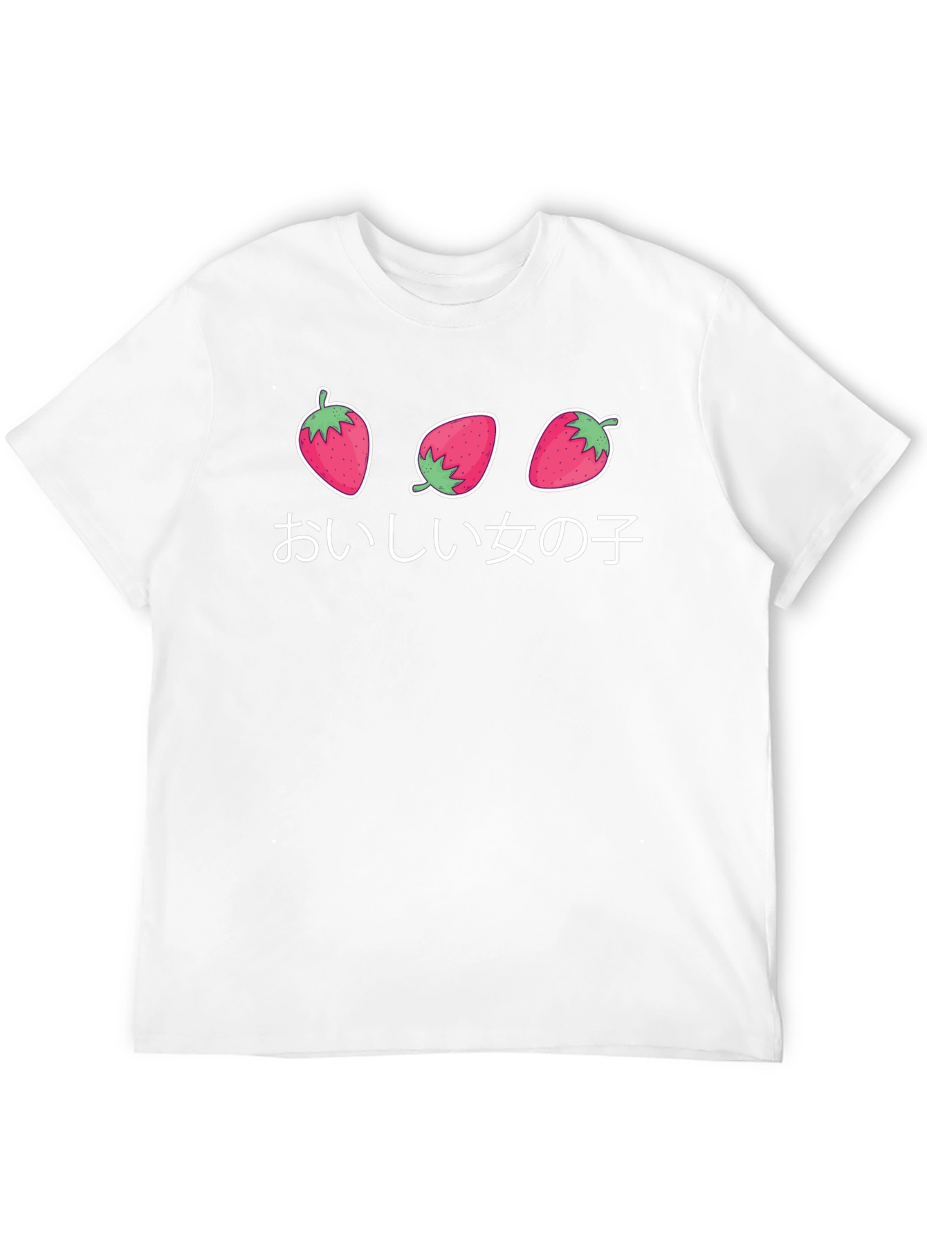 Strawberry Kawaii T-Shirt - Delicious Girl