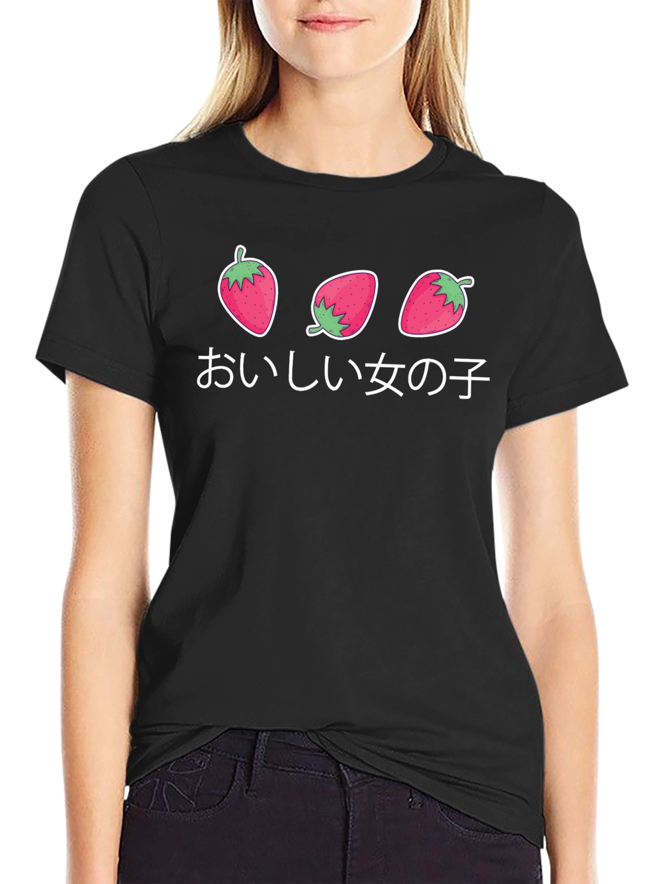 Strawberry Kawaii T-Shirt - Delicious Girl