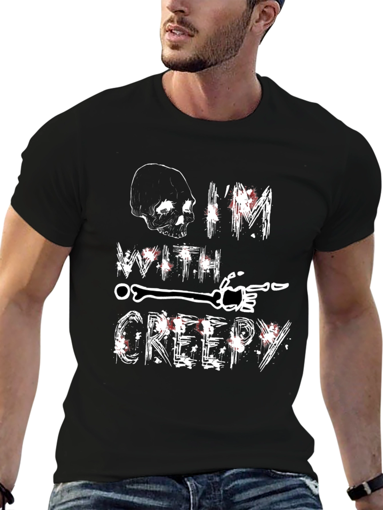 Im With Creepy T-Shirt