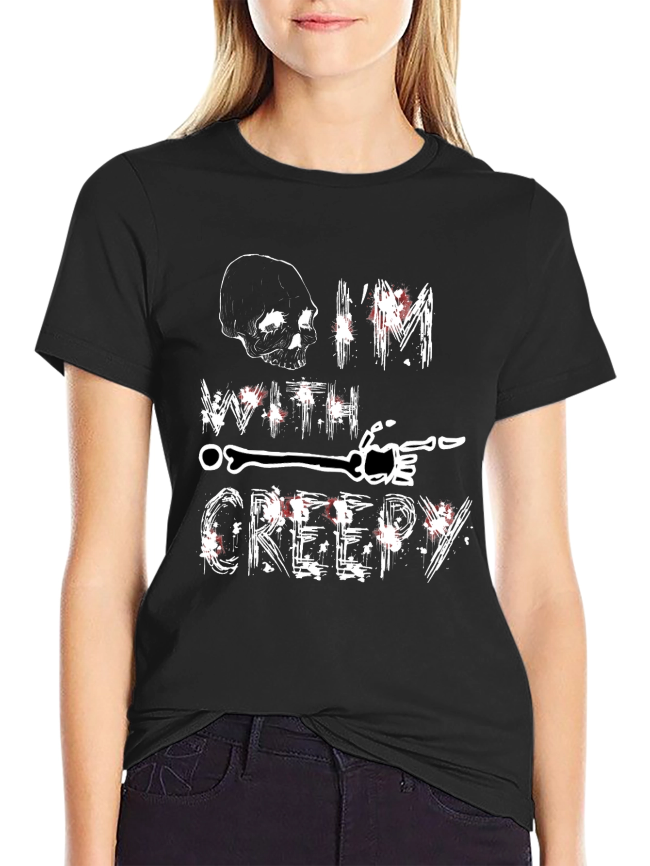 Im With Creepy T-Shirt