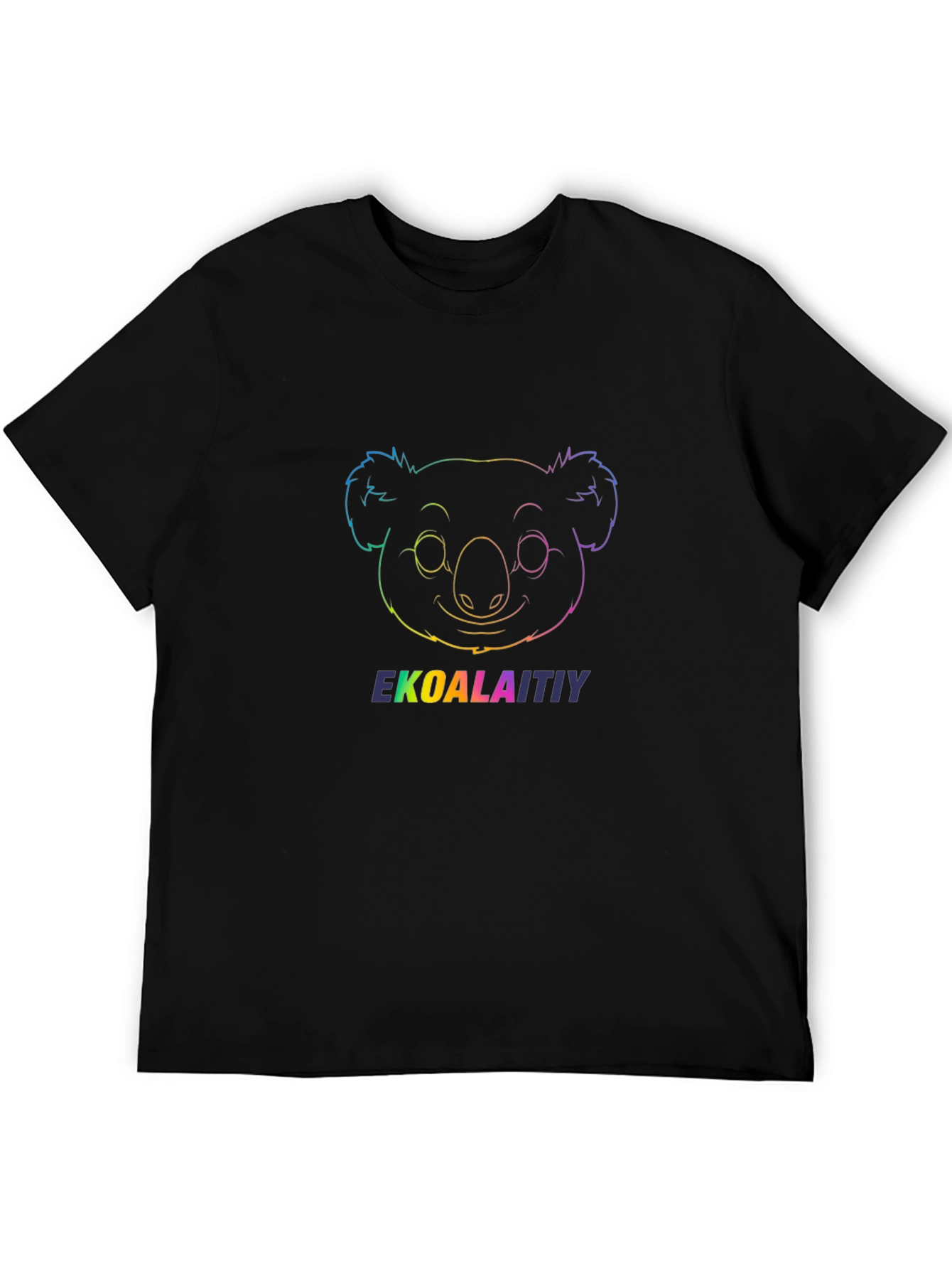 Rainbow Koala T-Shirt - Ekoalaitiy Graphic Print