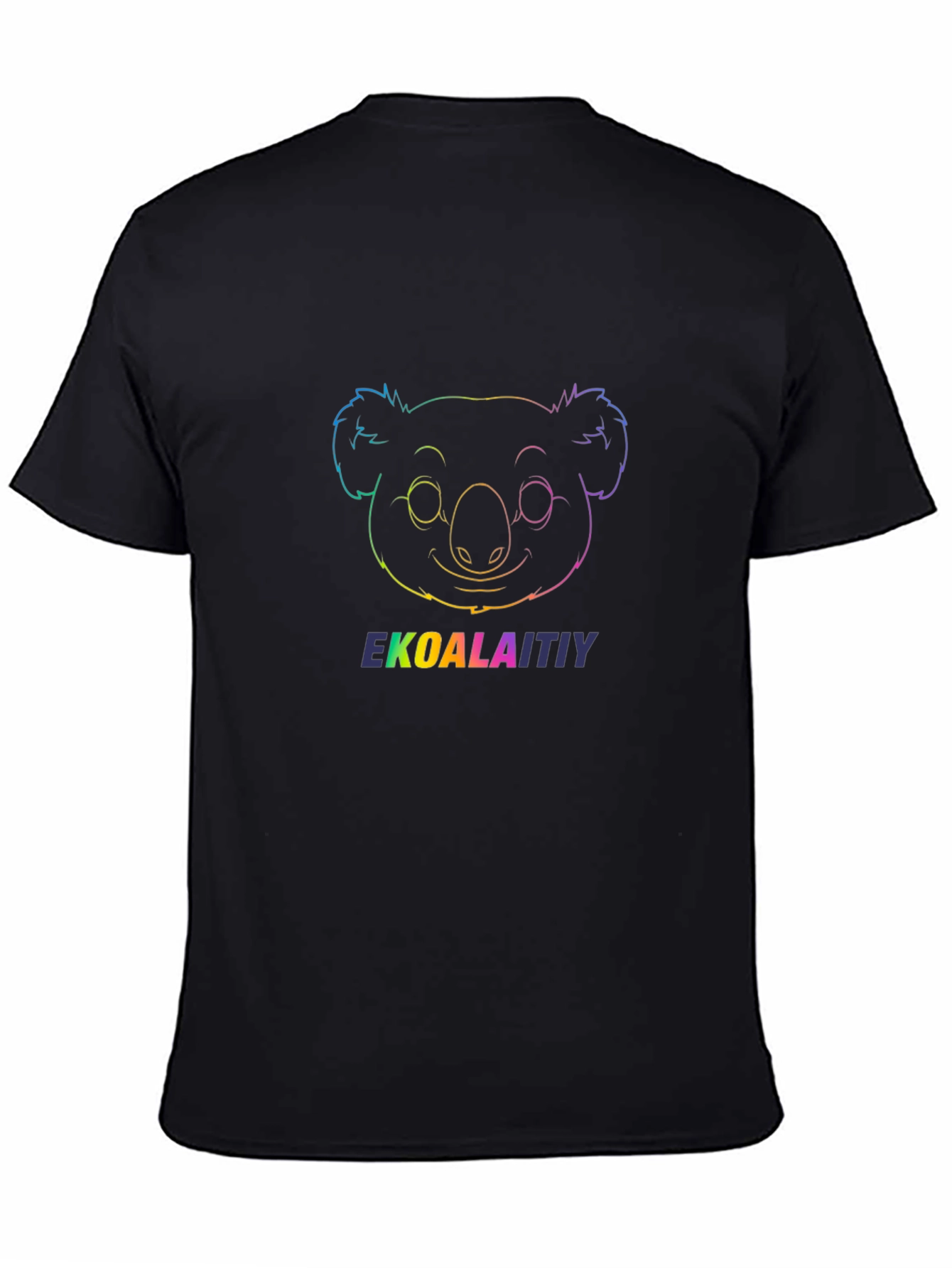 Rainbow Koala T-Shirt - Ekoalaitiy Graphic Print