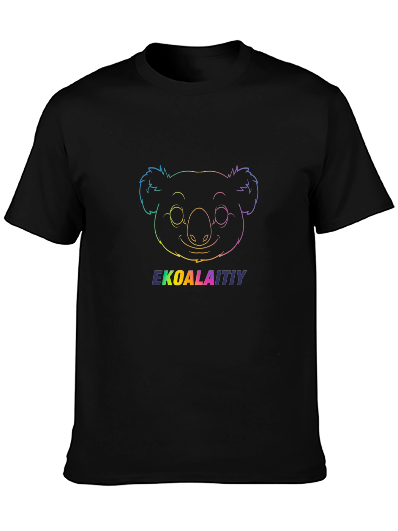 Rainbow Koala T-Shirt - Ekoalaitiy Graphic Print
