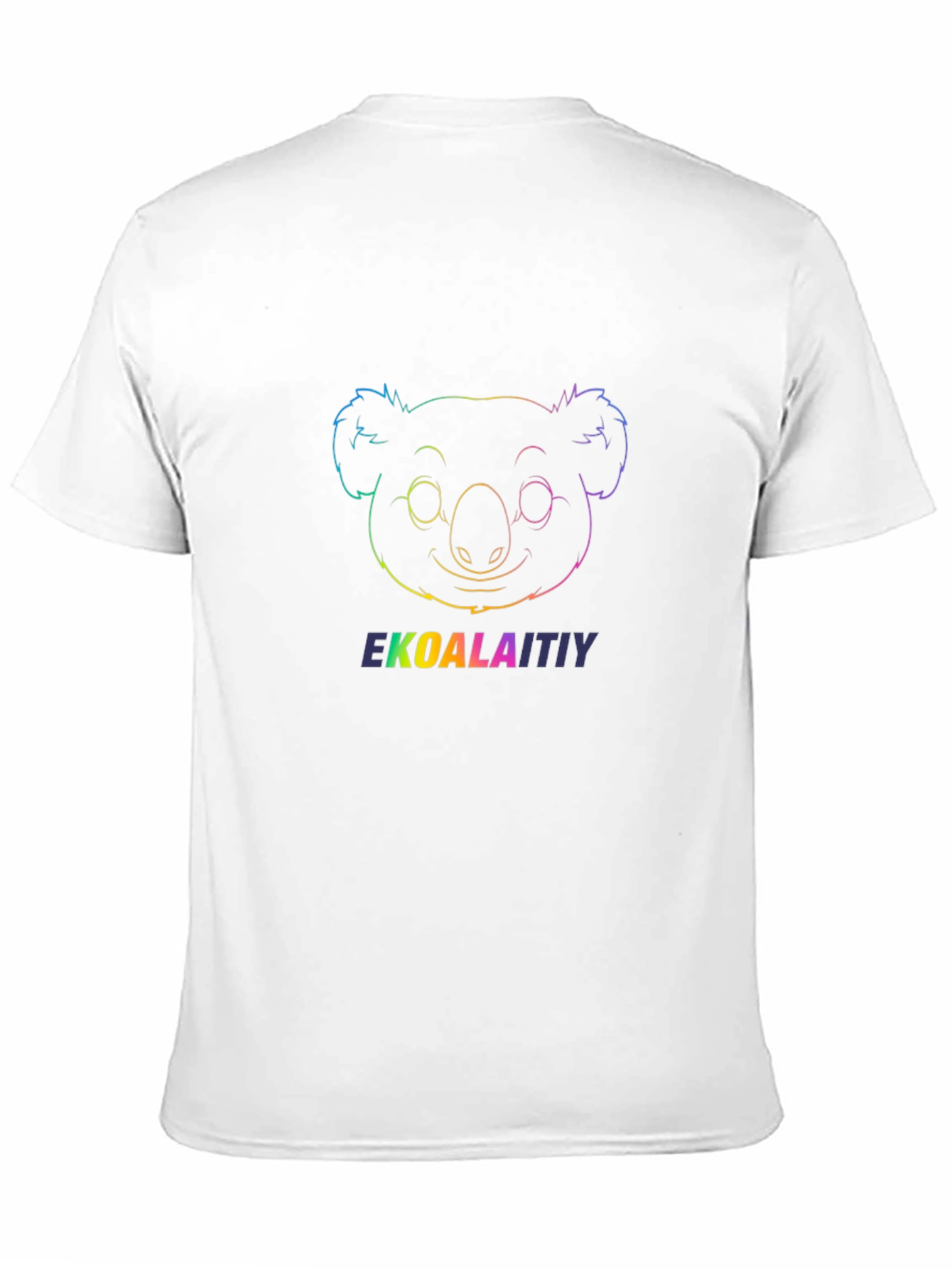 Rainbow Koala T-Shirt - Ekoalaitiy Graphic Print