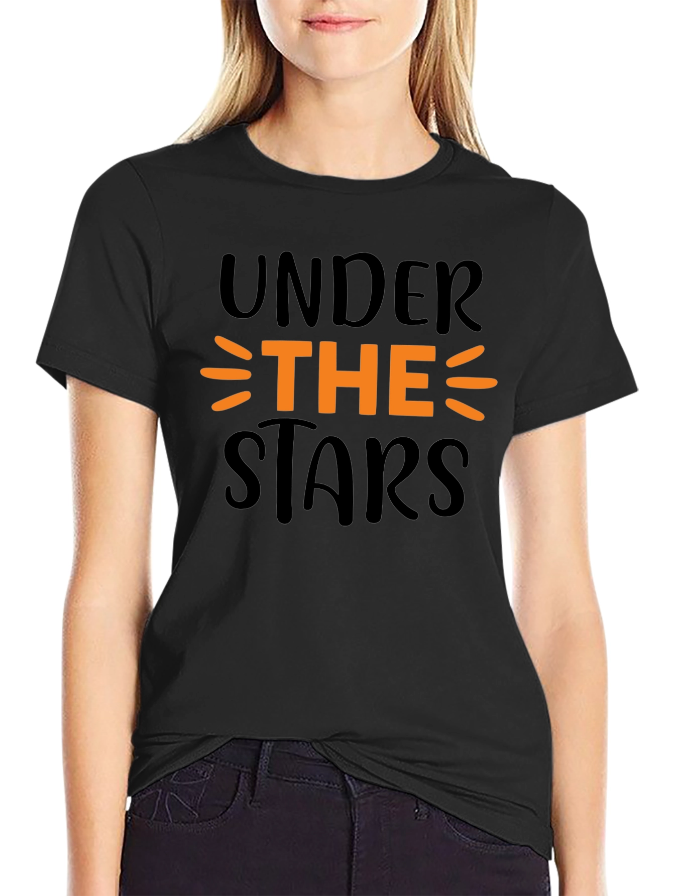 Under the Stars Graphic Tee - Trendy Mens T-Shirt