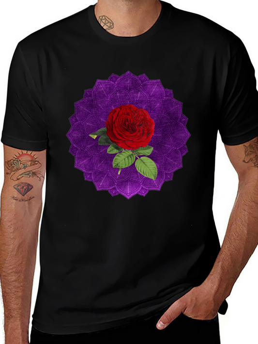 Rose Mandala Graphic Tee