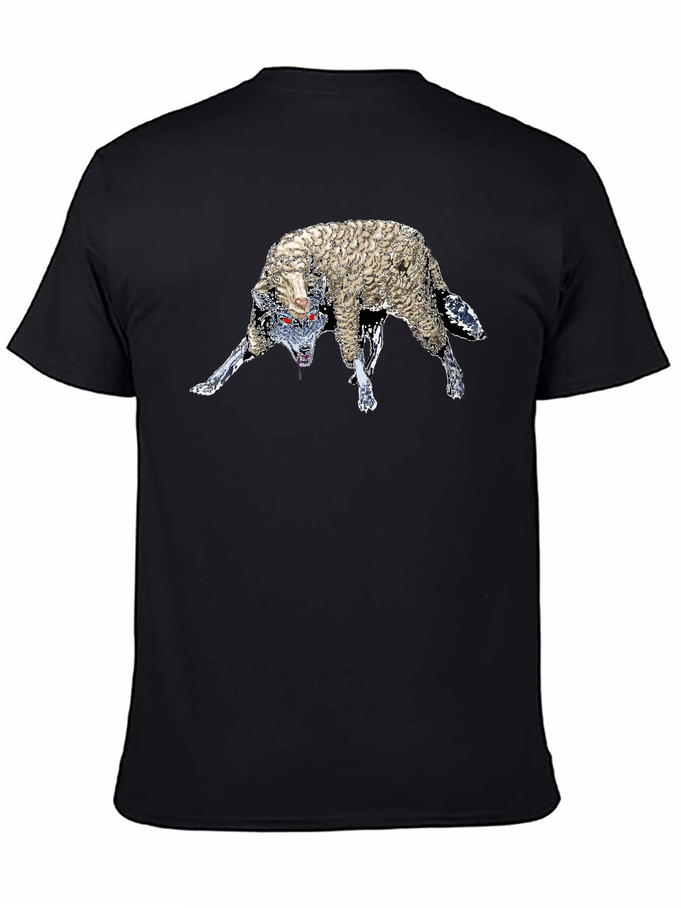 Wolf in Sheeps Clothing Graphic Tee - Black