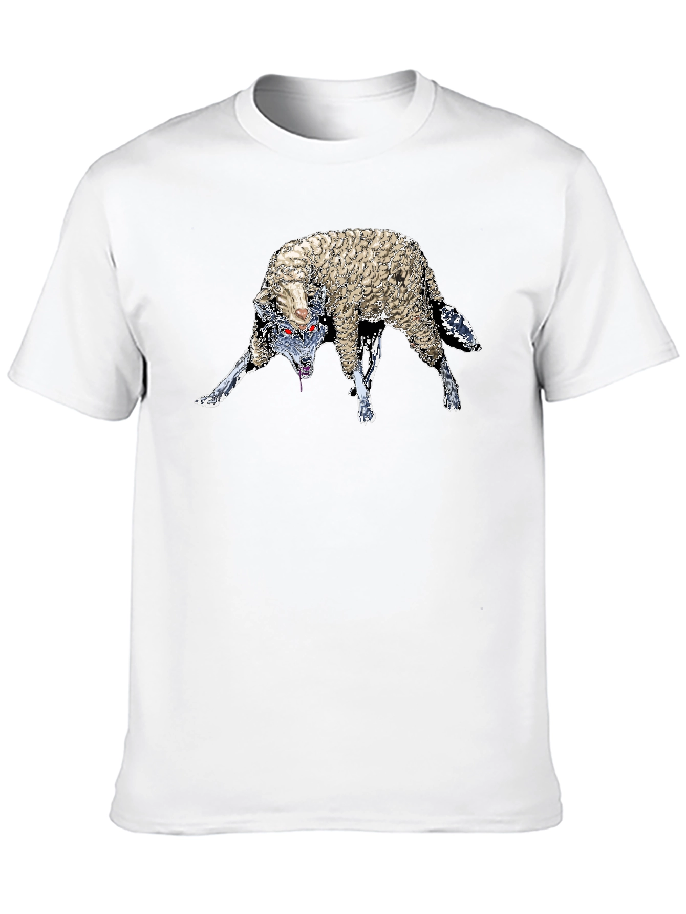 Wolf in Sheeps Clothing Graphic Tee - Black
