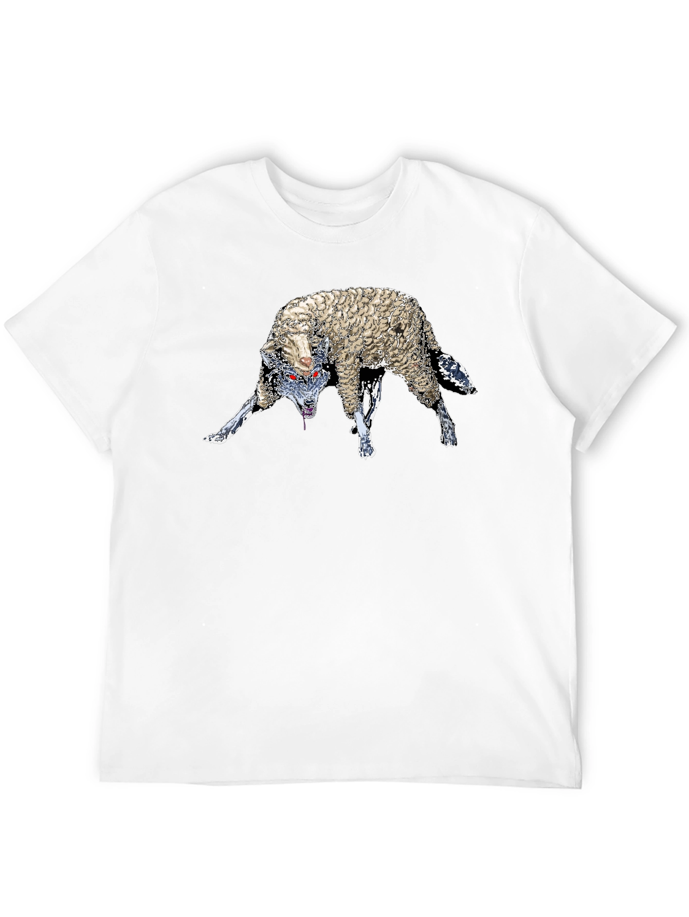 Wolf in Sheeps Clothing Graphic Tee - Black