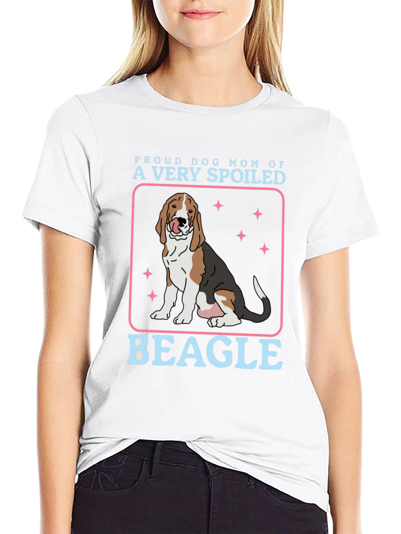 Proud Dog Mom Beagle T-Shirt