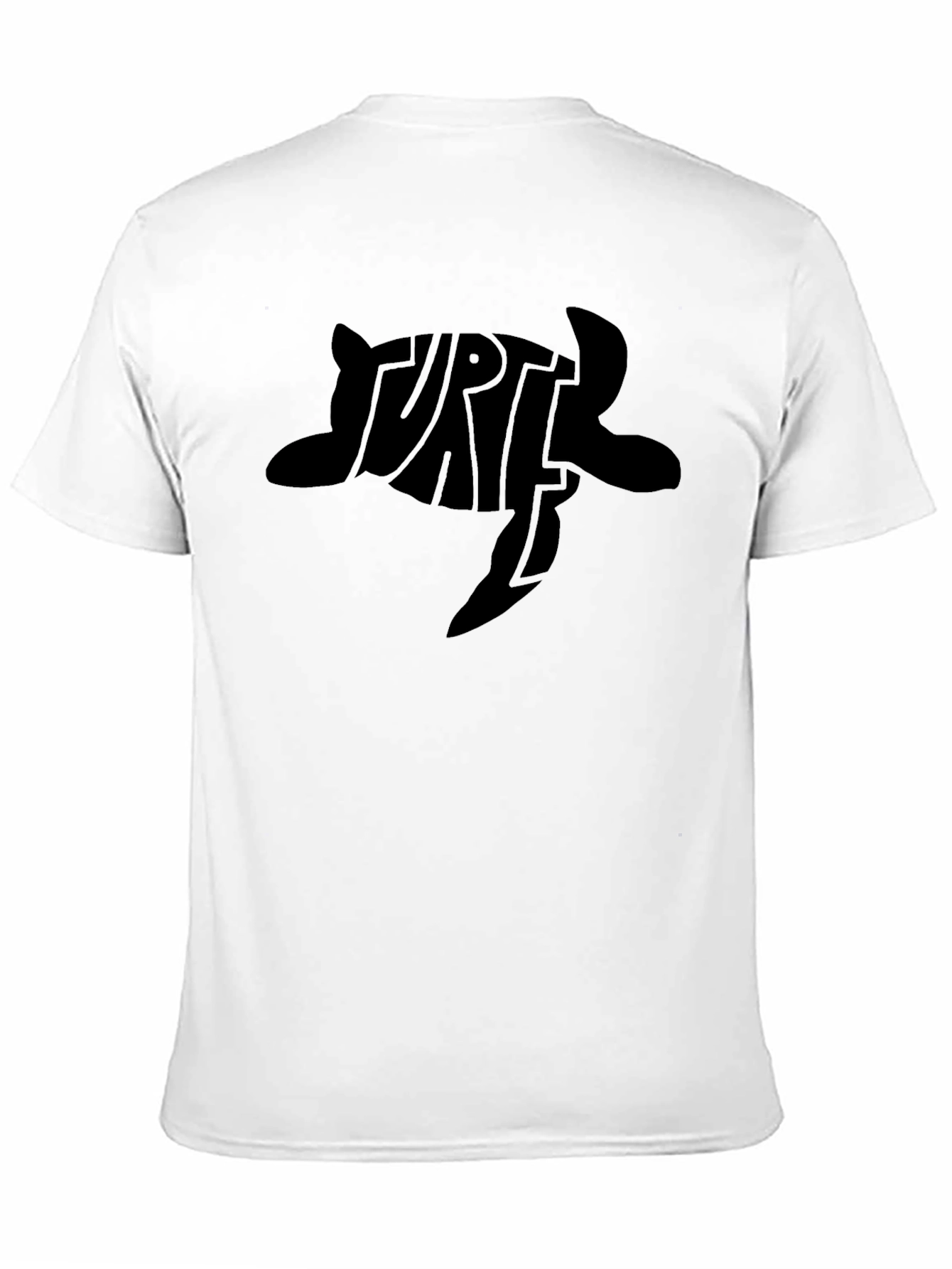 Turtle Typography Black T-Shirt