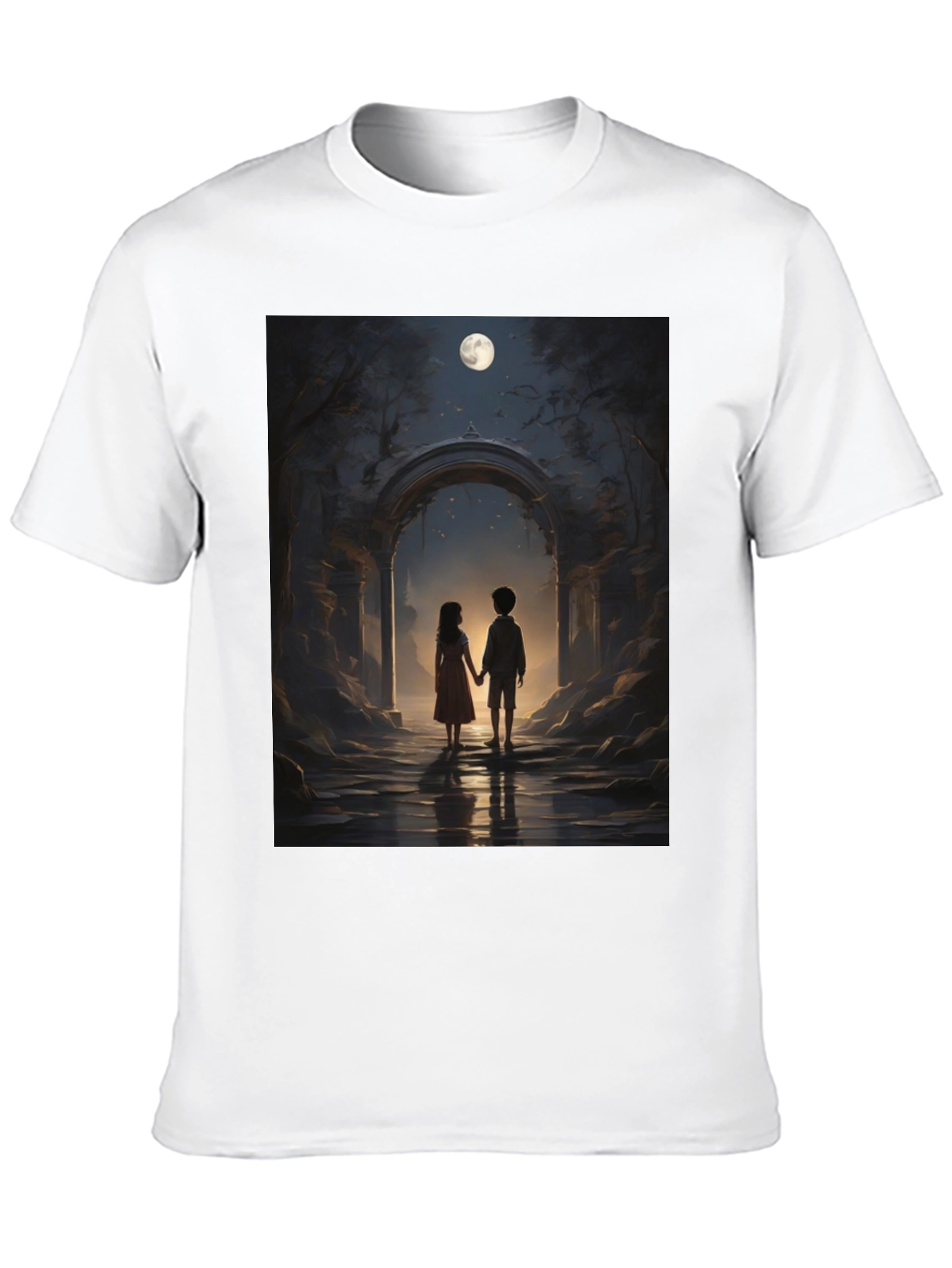 Romantic Moonlit Walk T-Shirt