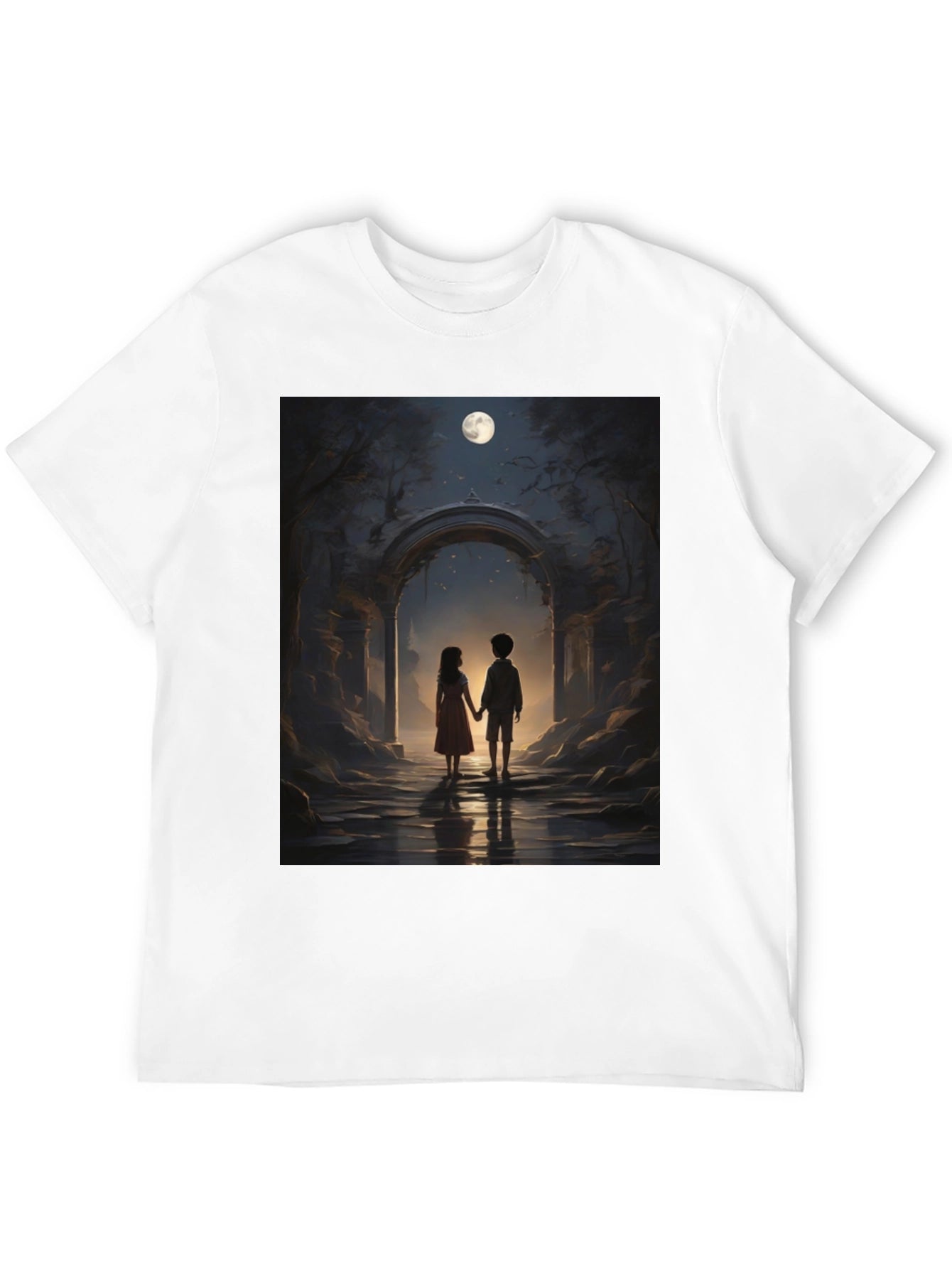 Romantic Moonlit Walk T-Shirt