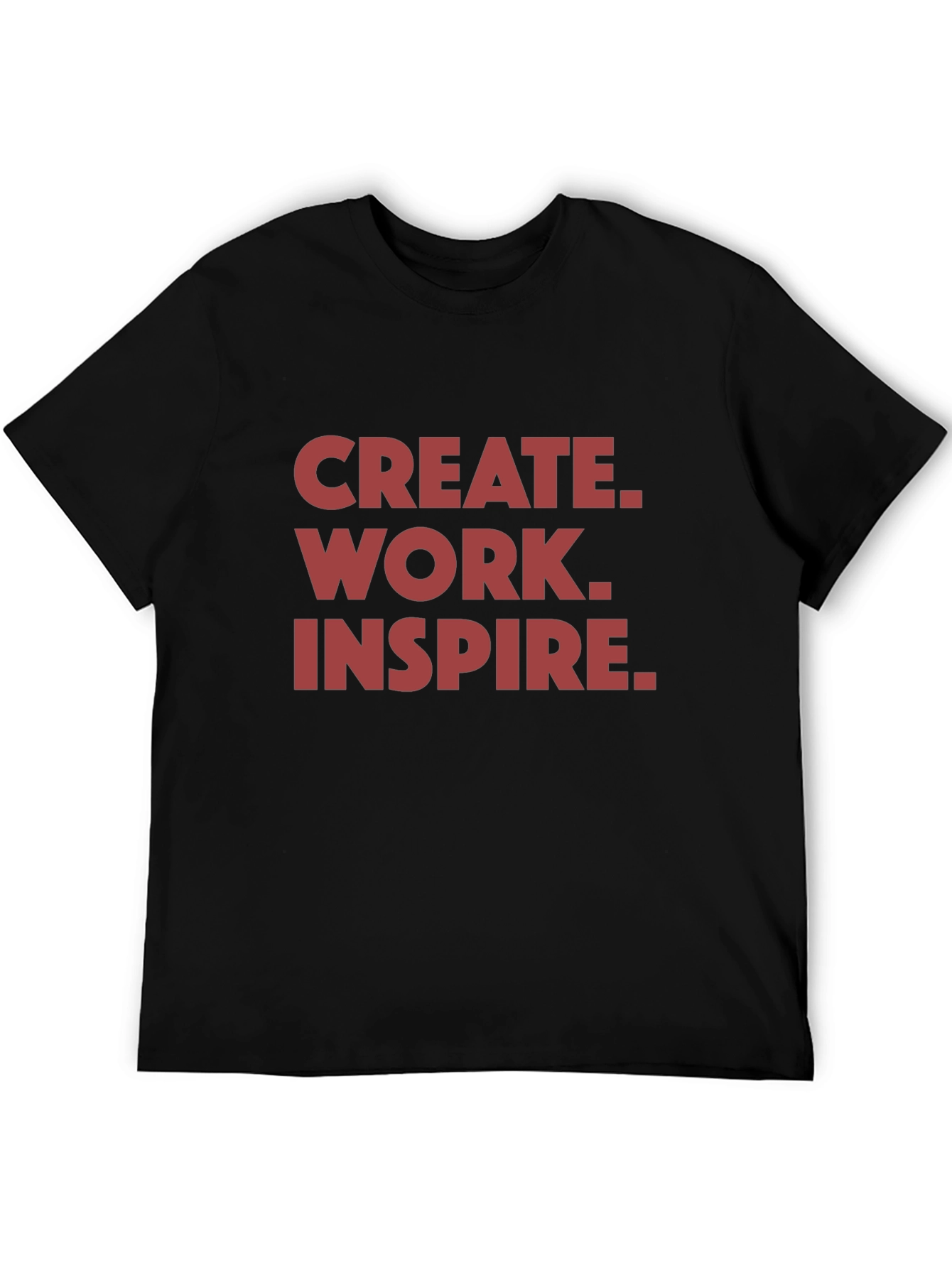 Motivational Graphic Tee - Create Work Inspire