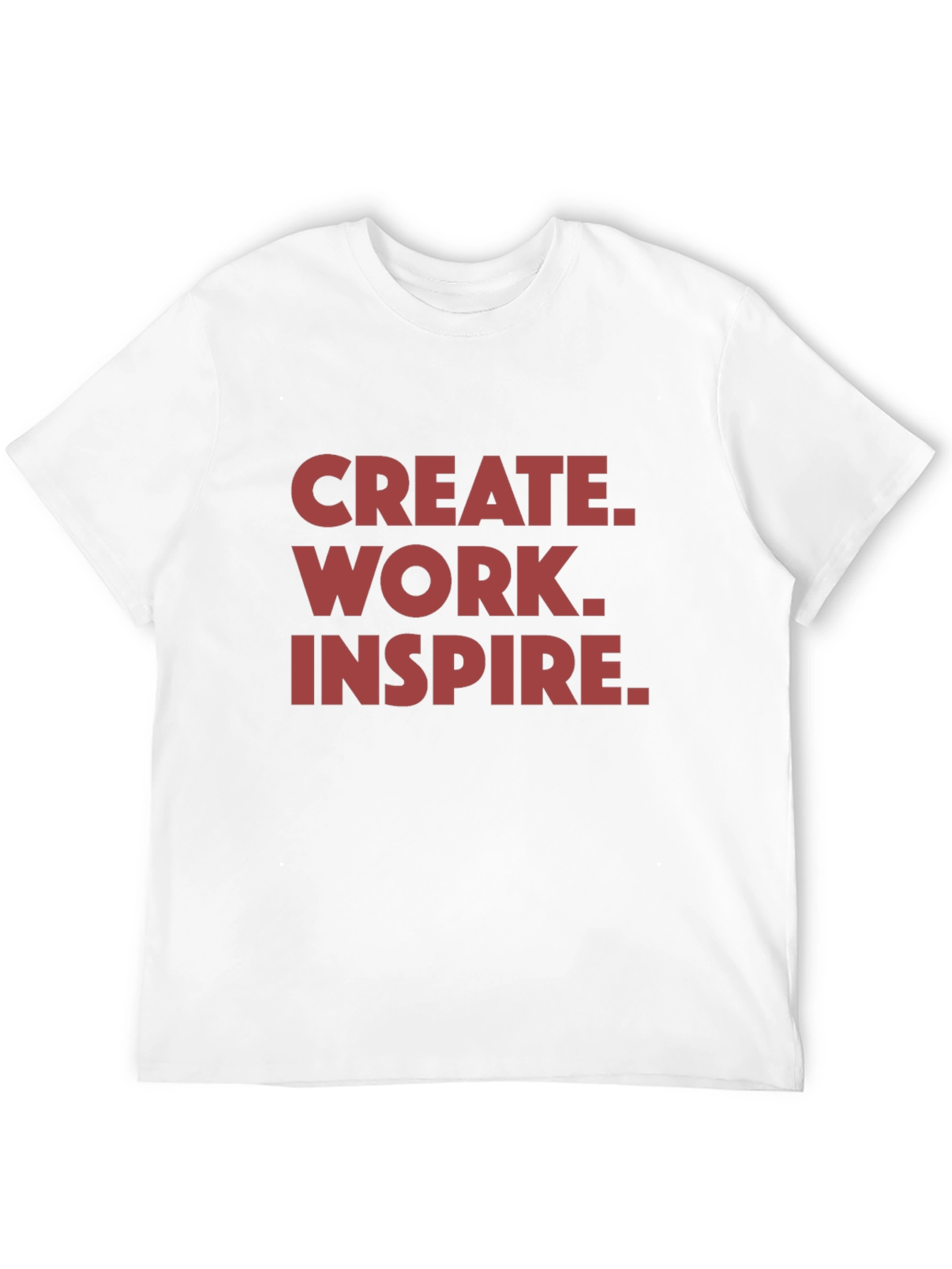 Motivational Graphic Tee - Create Work Inspire