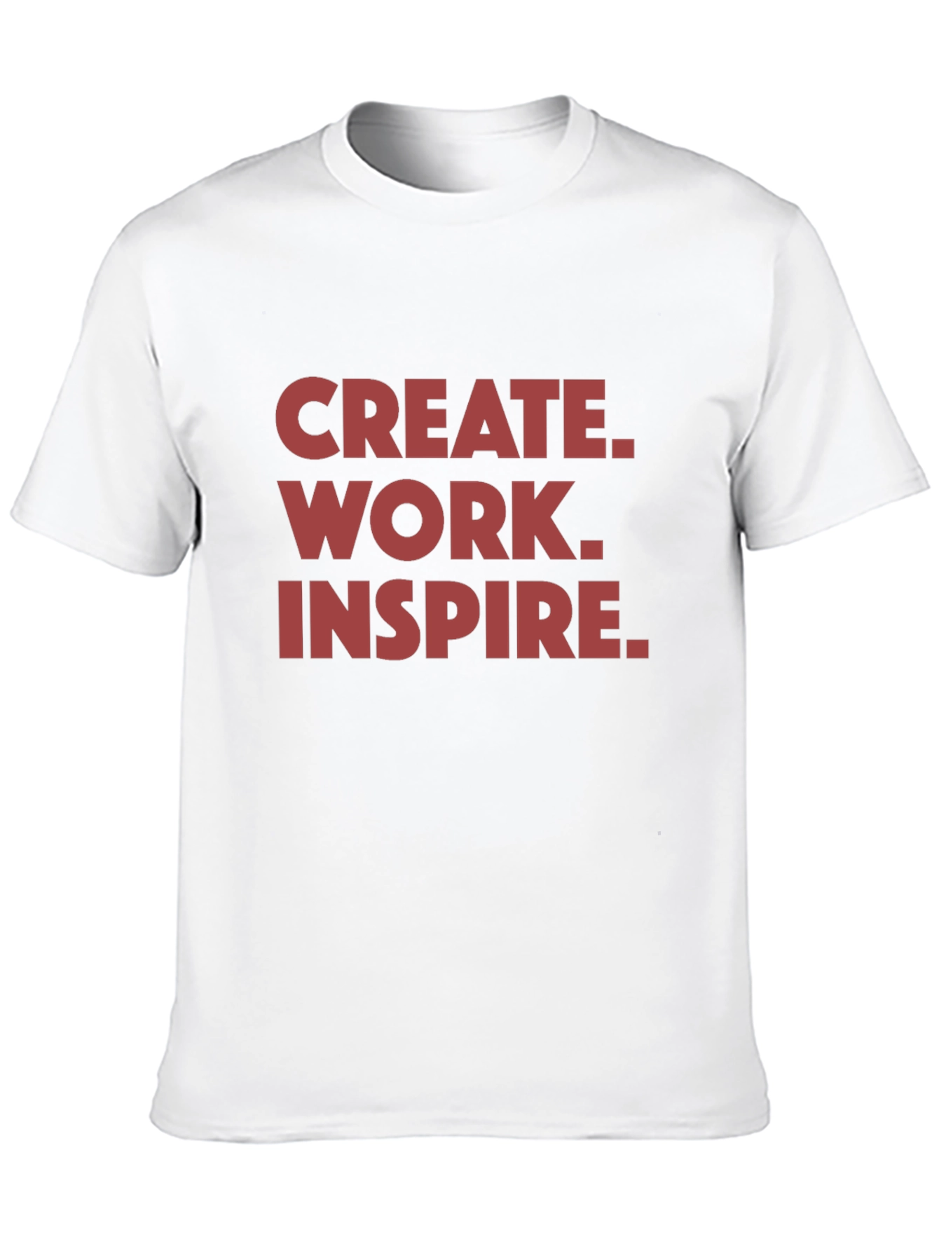 Motivational Graphic Tee - Create Work Inspire