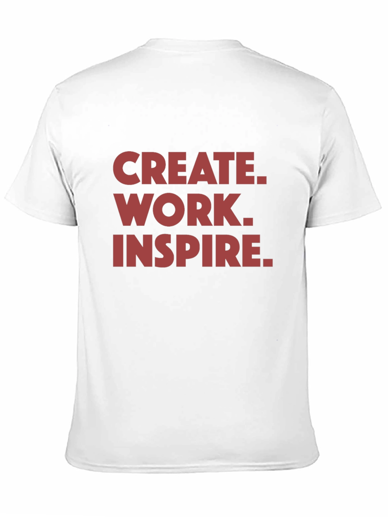 Motivational Graphic Tee - Create Work Inspire