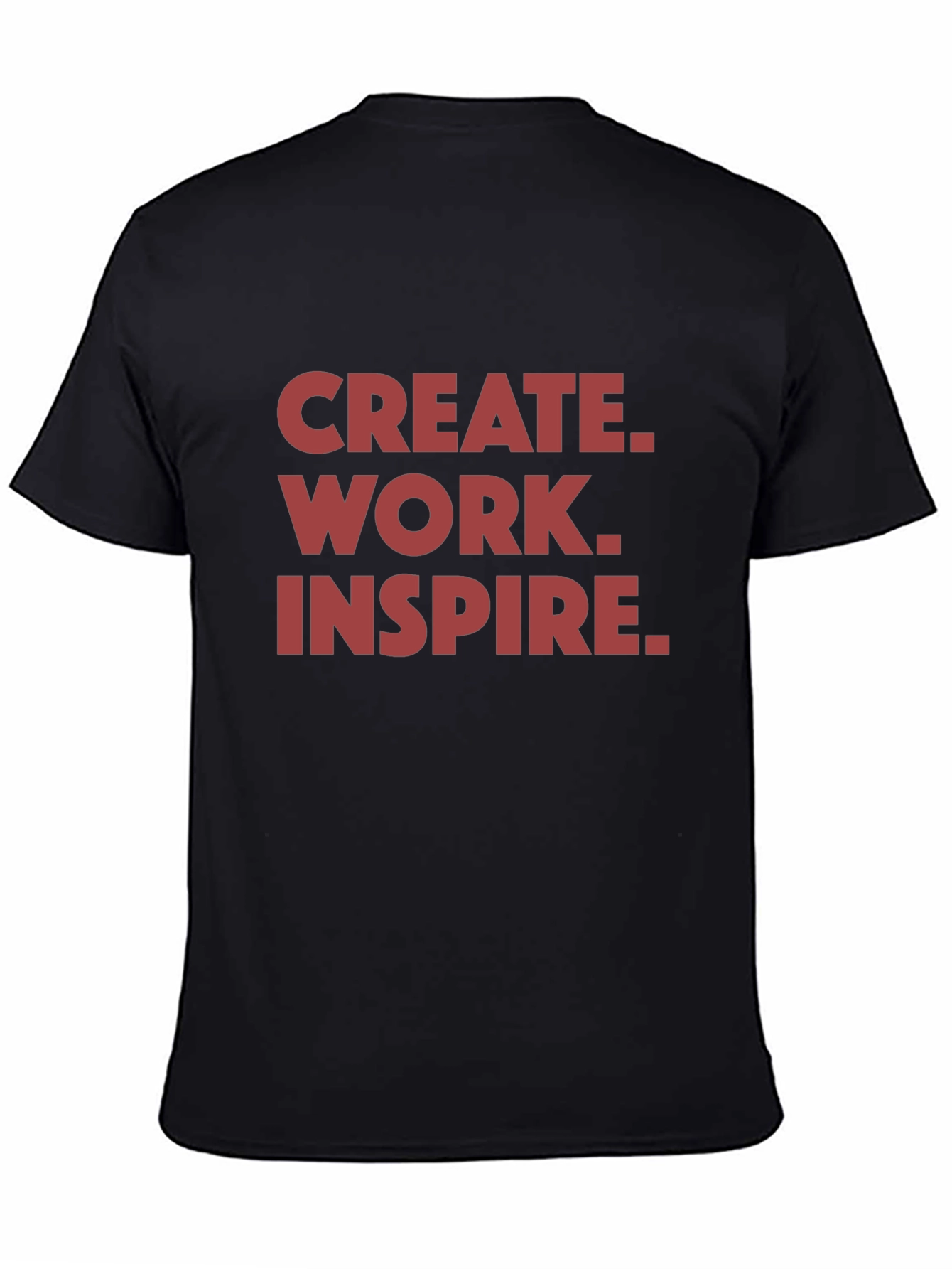 Motivational Graphic Tee - Create Work Inspire