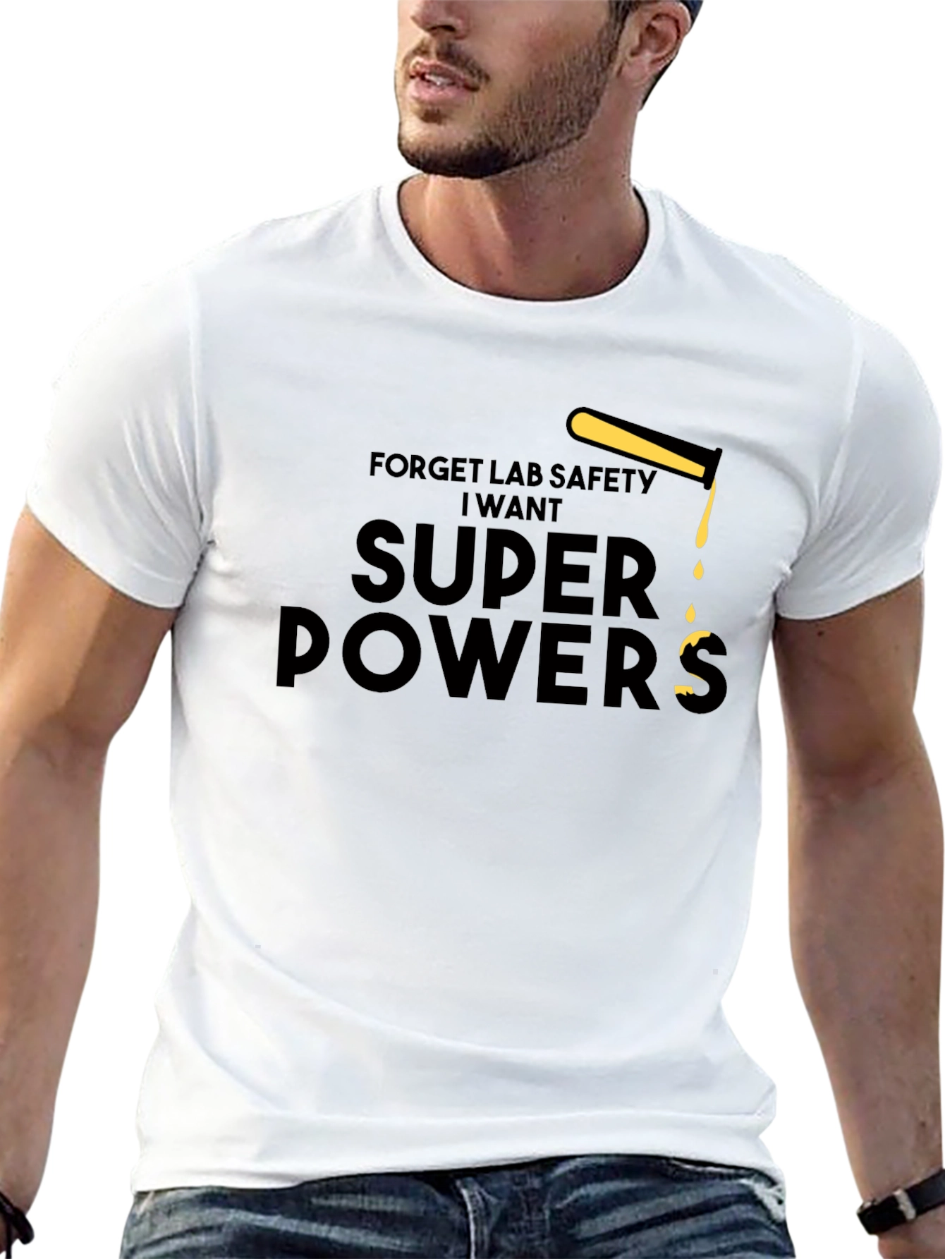 Super Powers Black T-Shirt