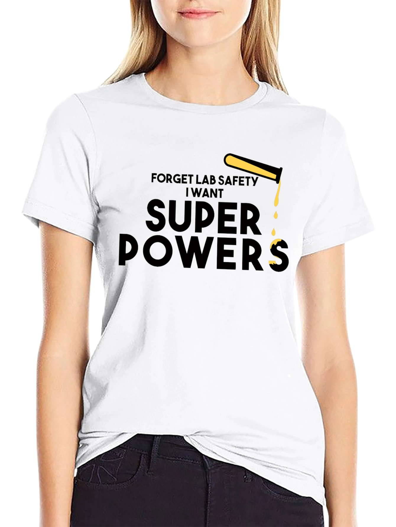 Super Powers Black T-Shirt