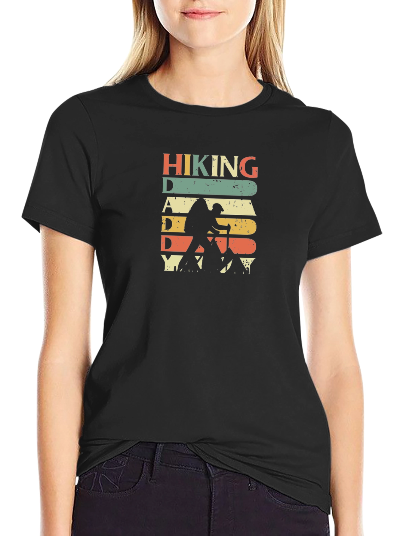 Hiking Daddy Graphic T-Shirt - Retro Style