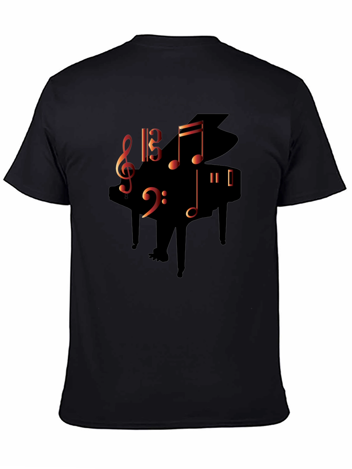 Music Lovers Piano T-Shirt