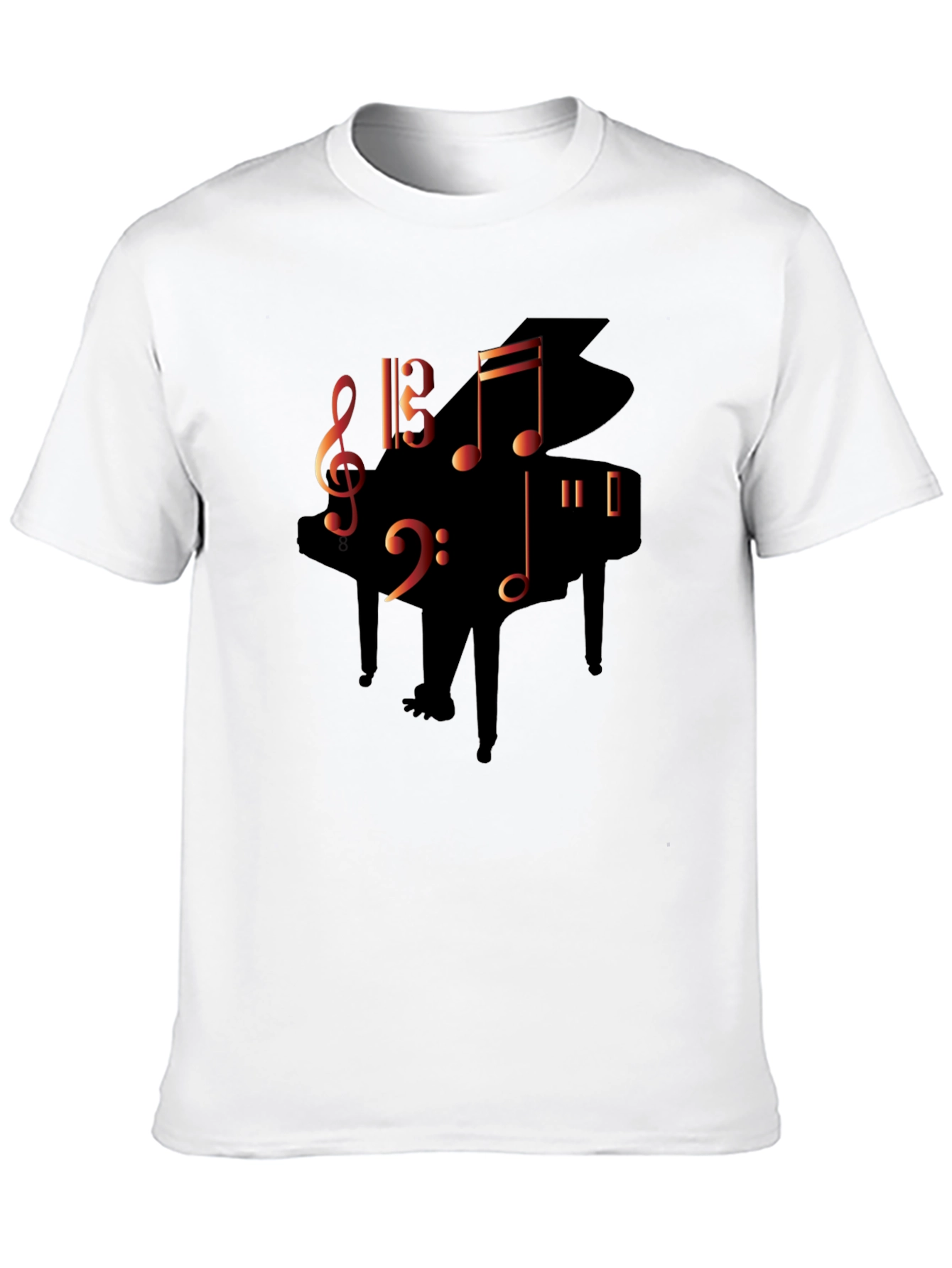 Music Lovers Piano T-Shirt