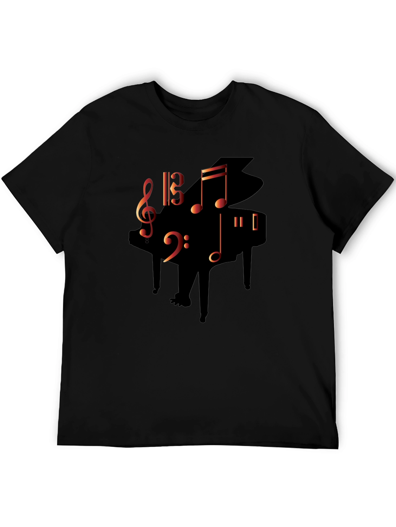 Music Lovers Piano T-Shirt