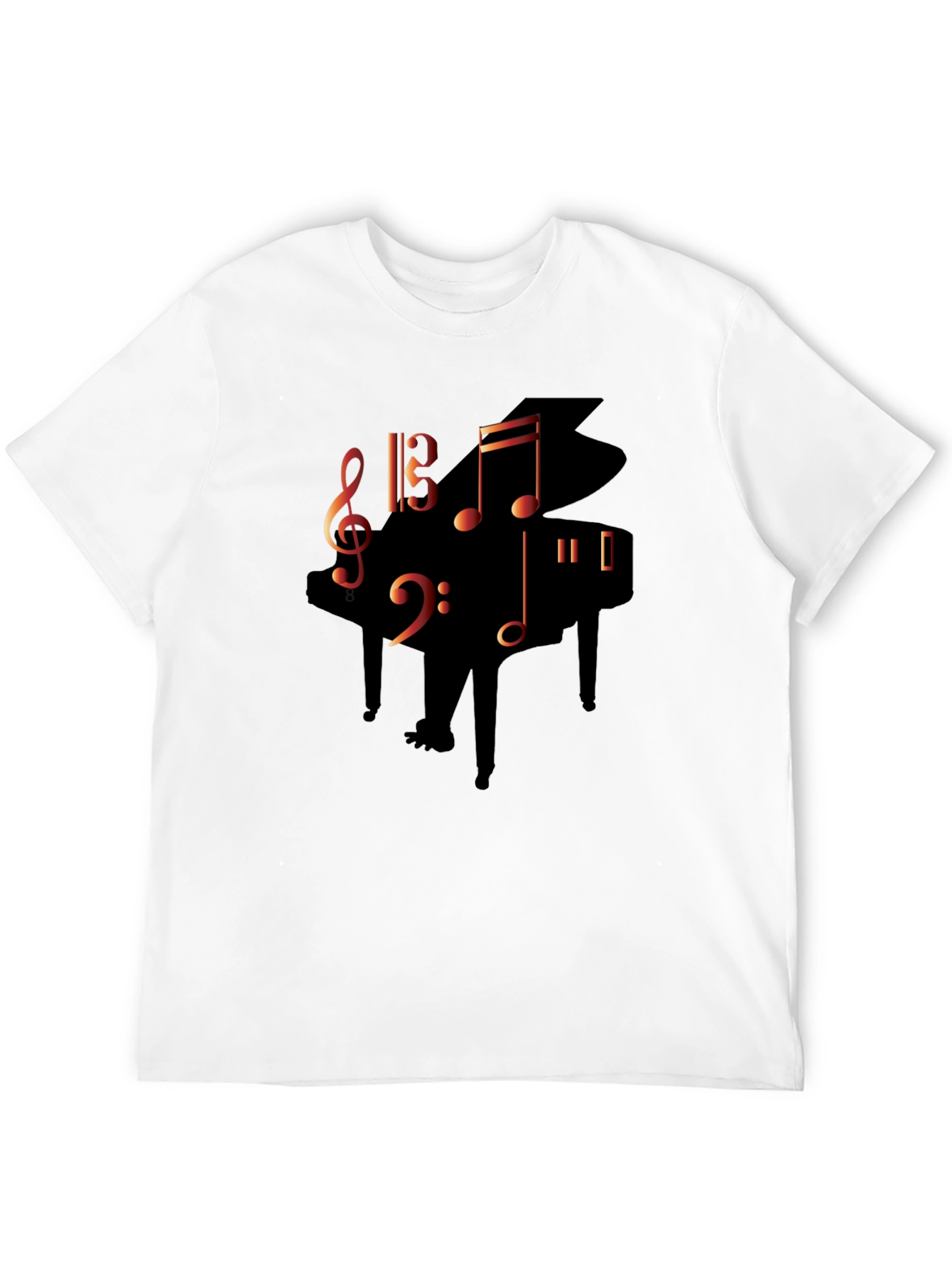 Music Lovers Piano T-Shirt