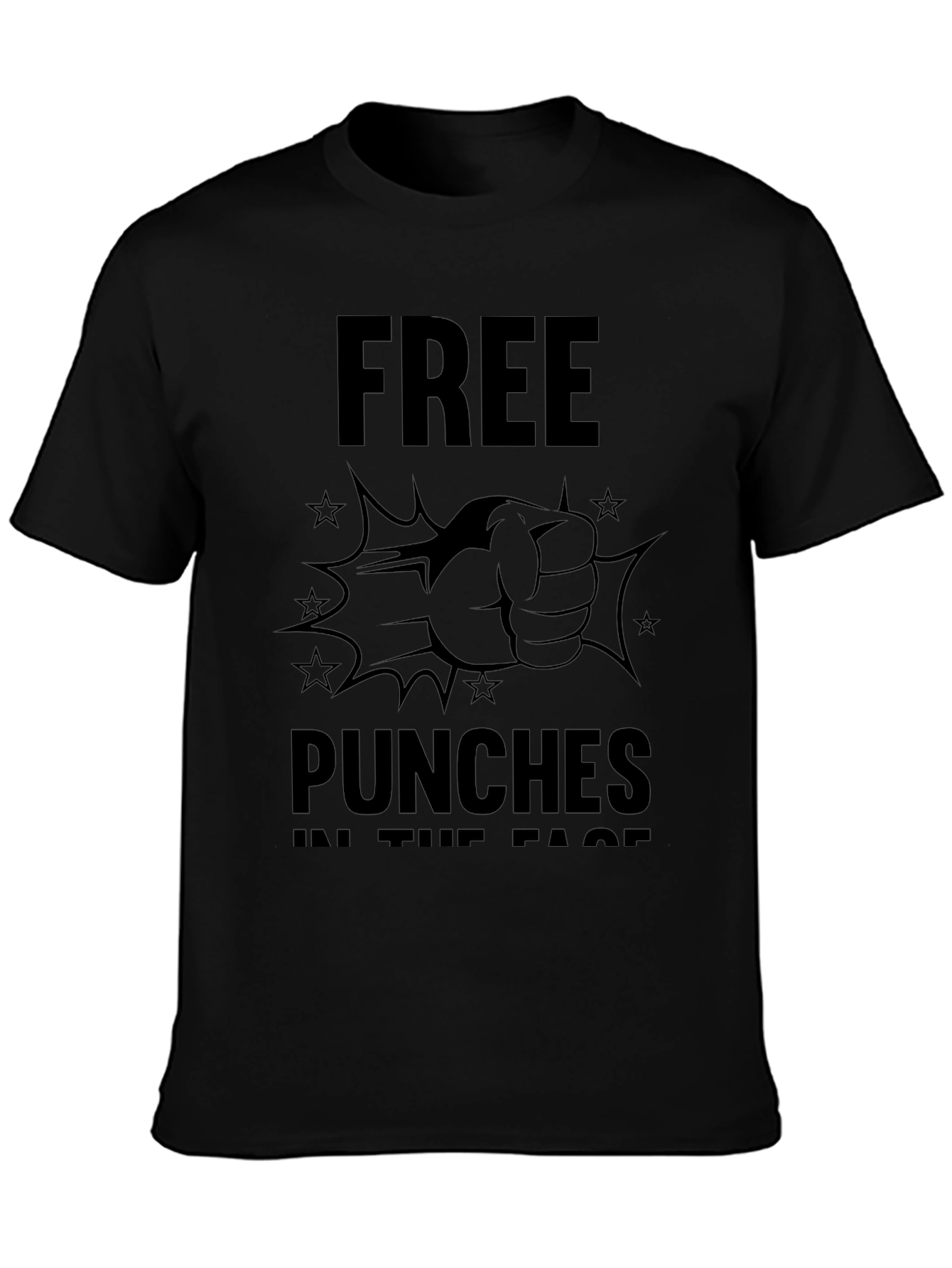 Free Punches T-Shirt: Bold Graphic Tee