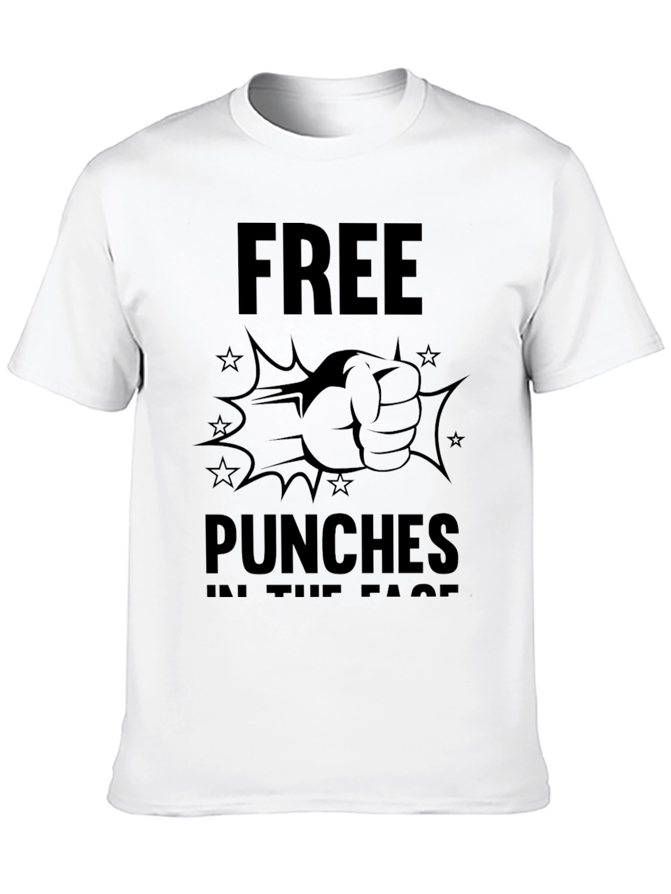Free Punches T-Shirt: Bold Graphic Tee
