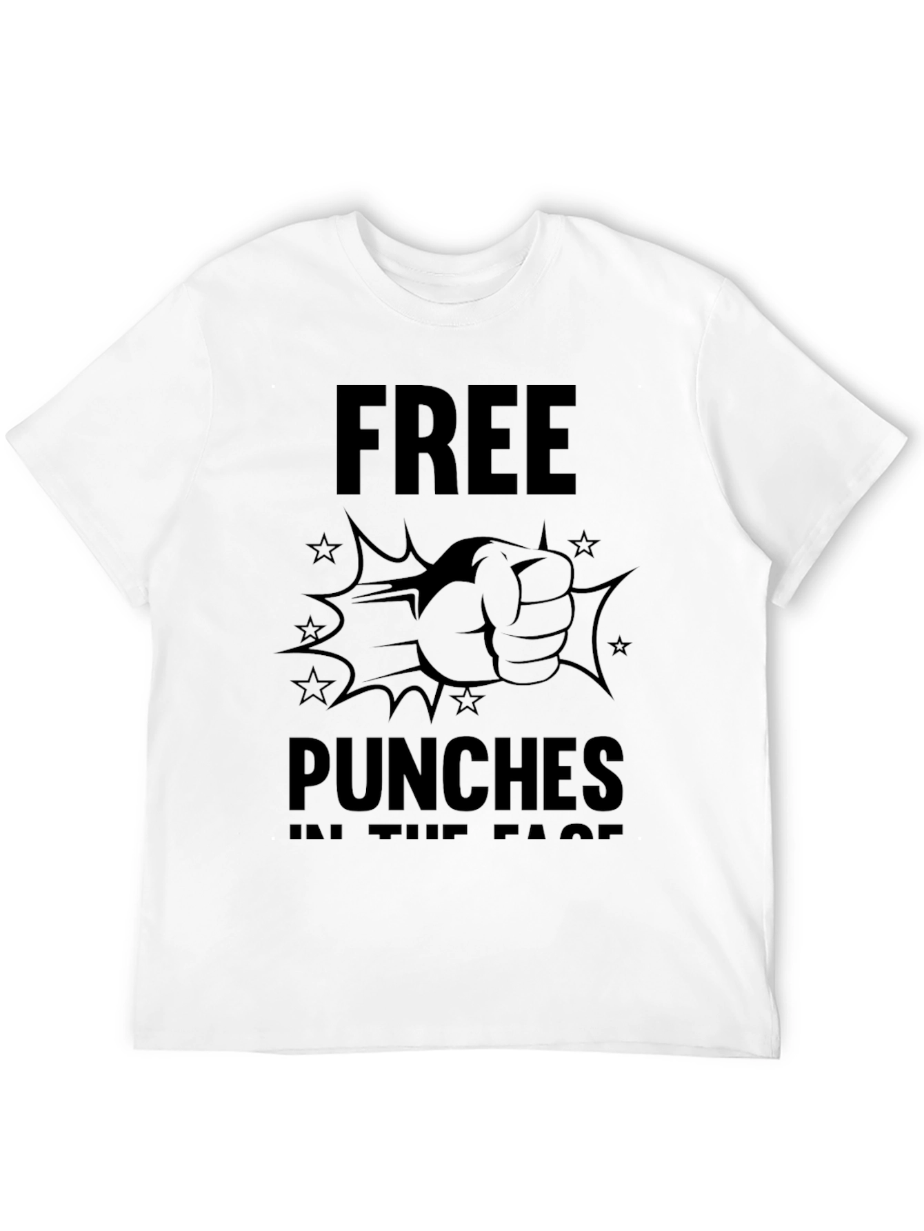 Free Punches T-Shirt: Bold Graphic Tee