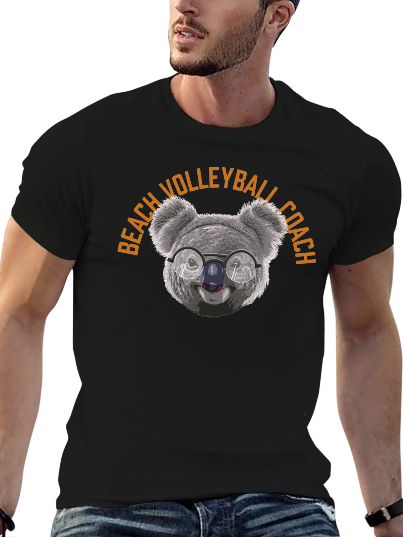Beach Volleyball Coach Koala T-Shirt