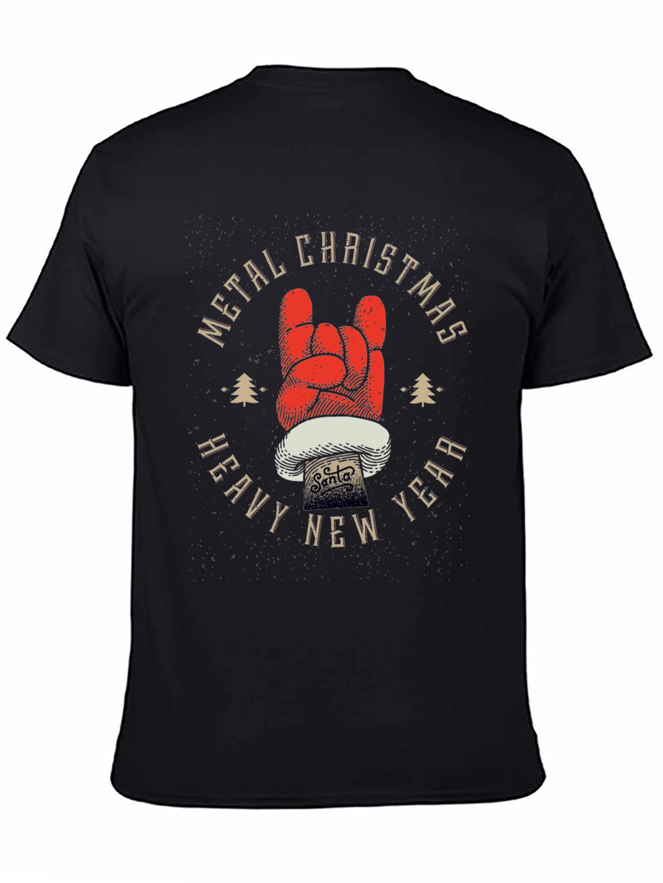 Metal Christmas Heavy New Year T-Shirt