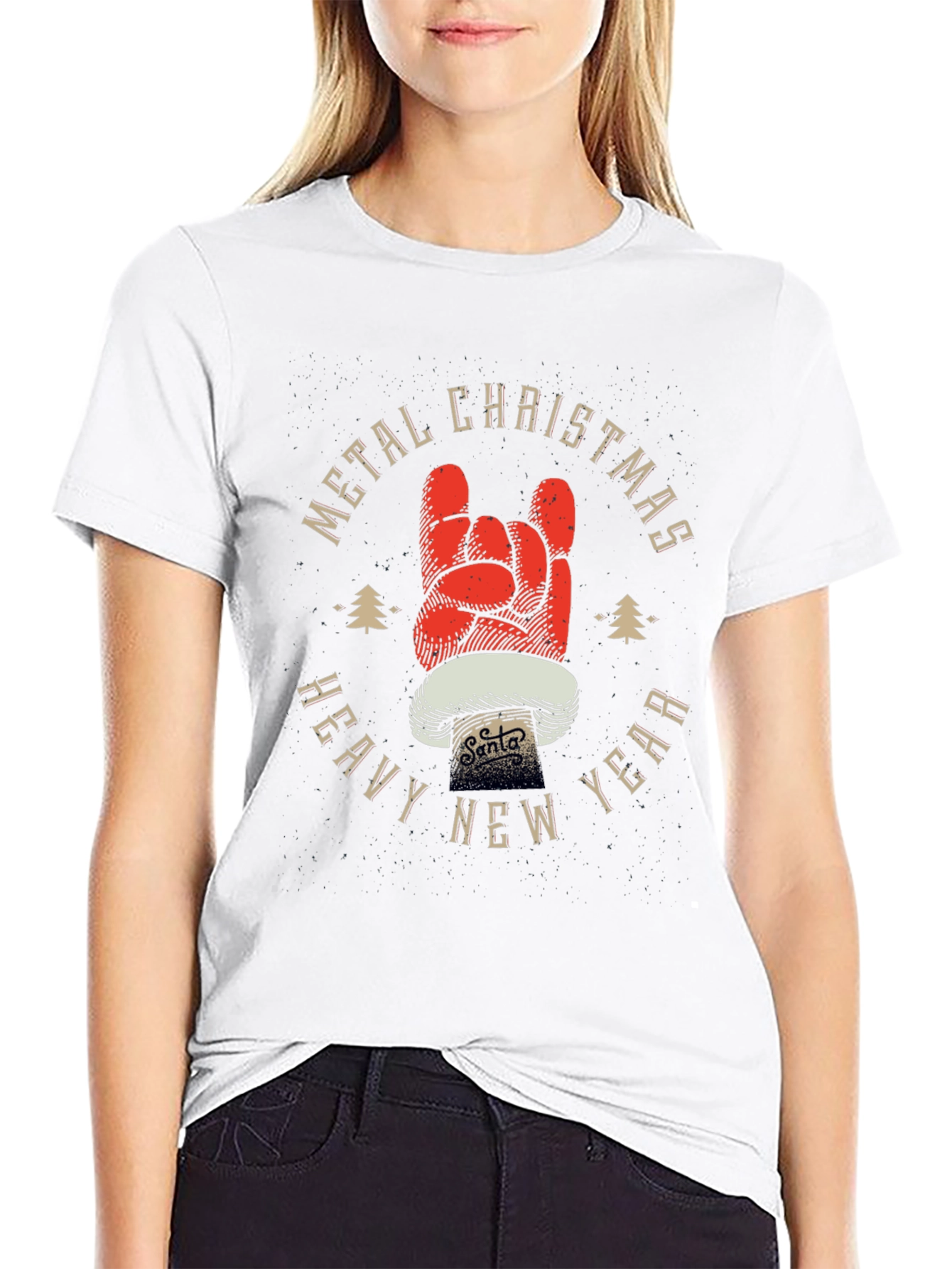 Metal Christmas Heavy New Year T-Shirt