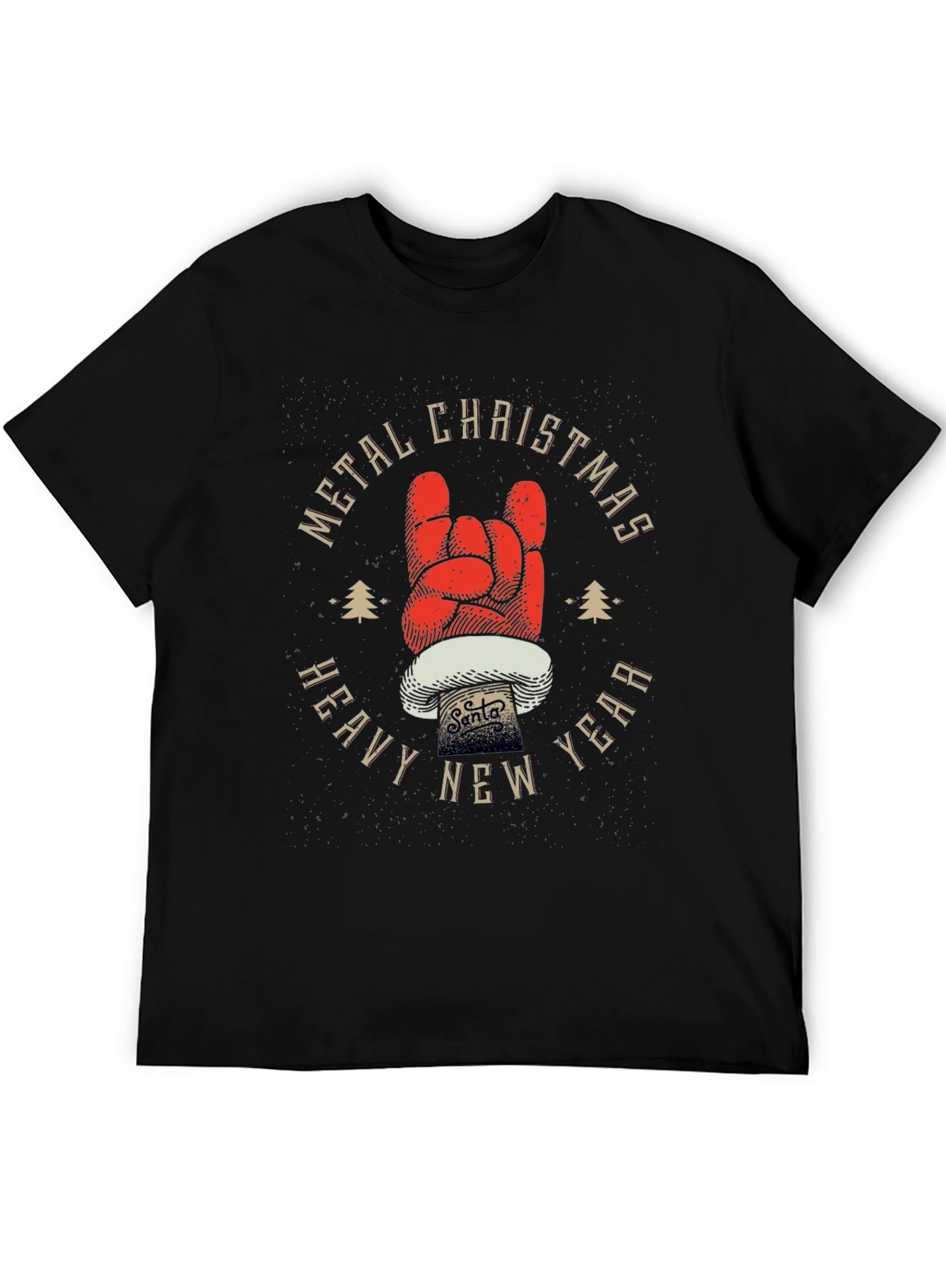 Metal Christmas Heavy New Year T-Shirt