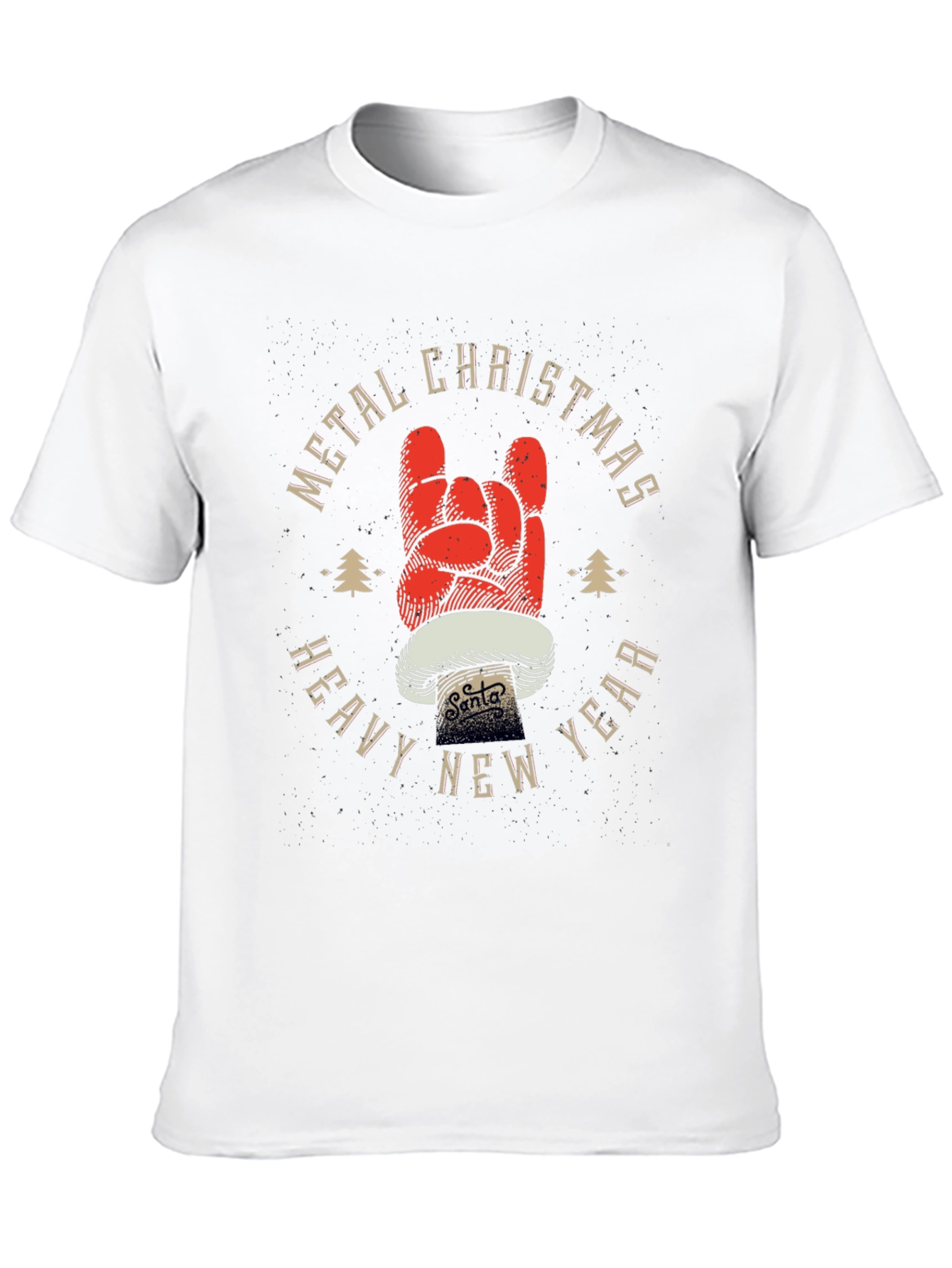Metal Christmas Heavy New Year T-Shirt