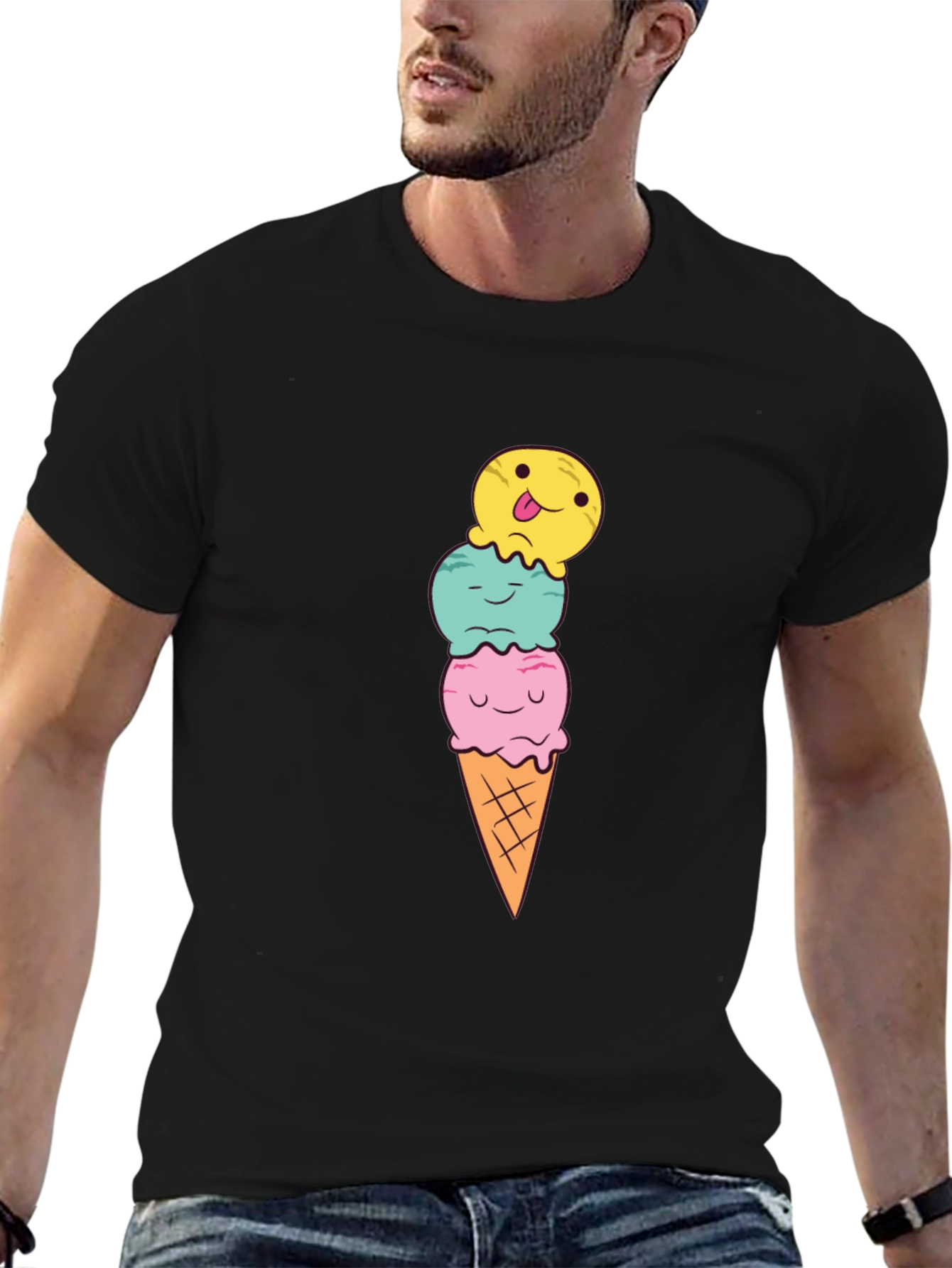 Ice Cream Cone Graphic Tee