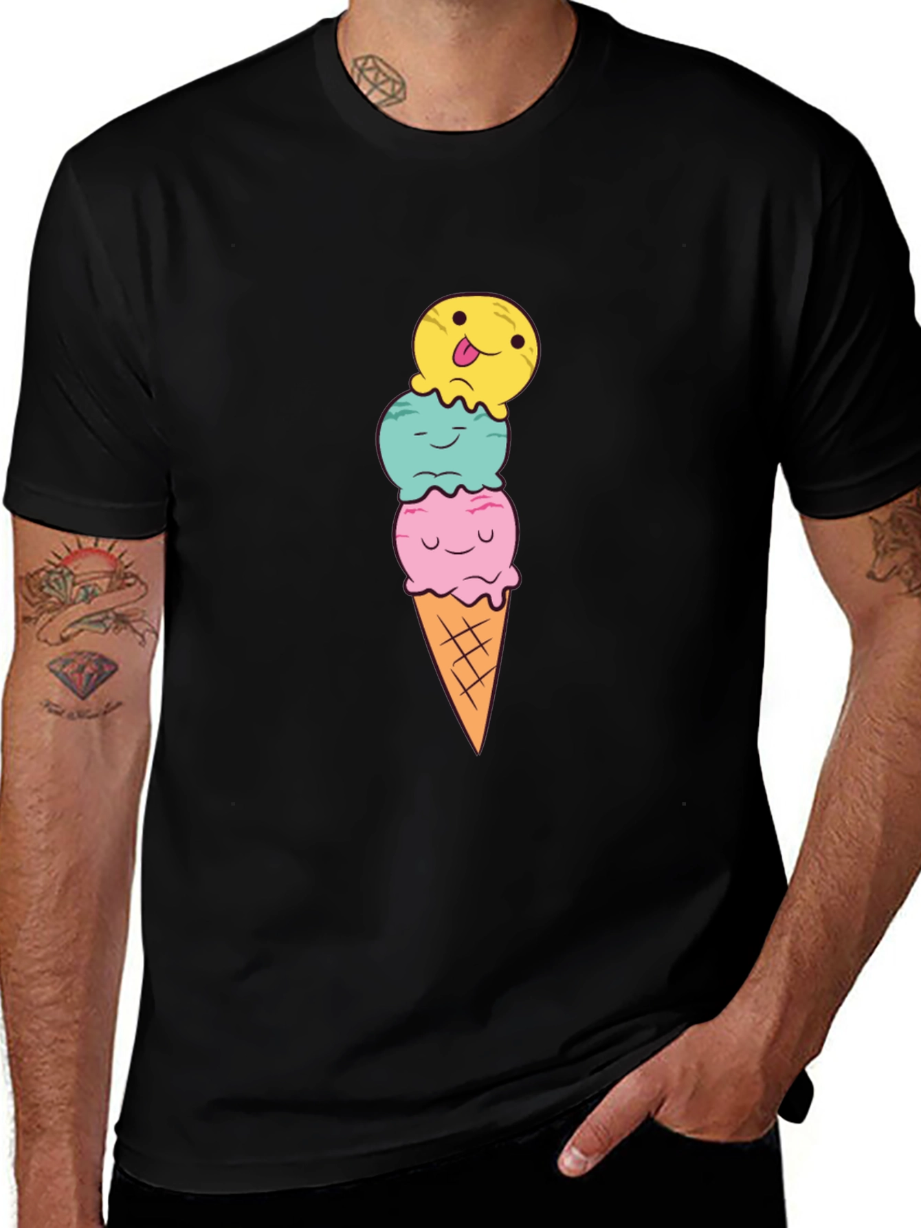 Ice Cream Cone Graphic Tee