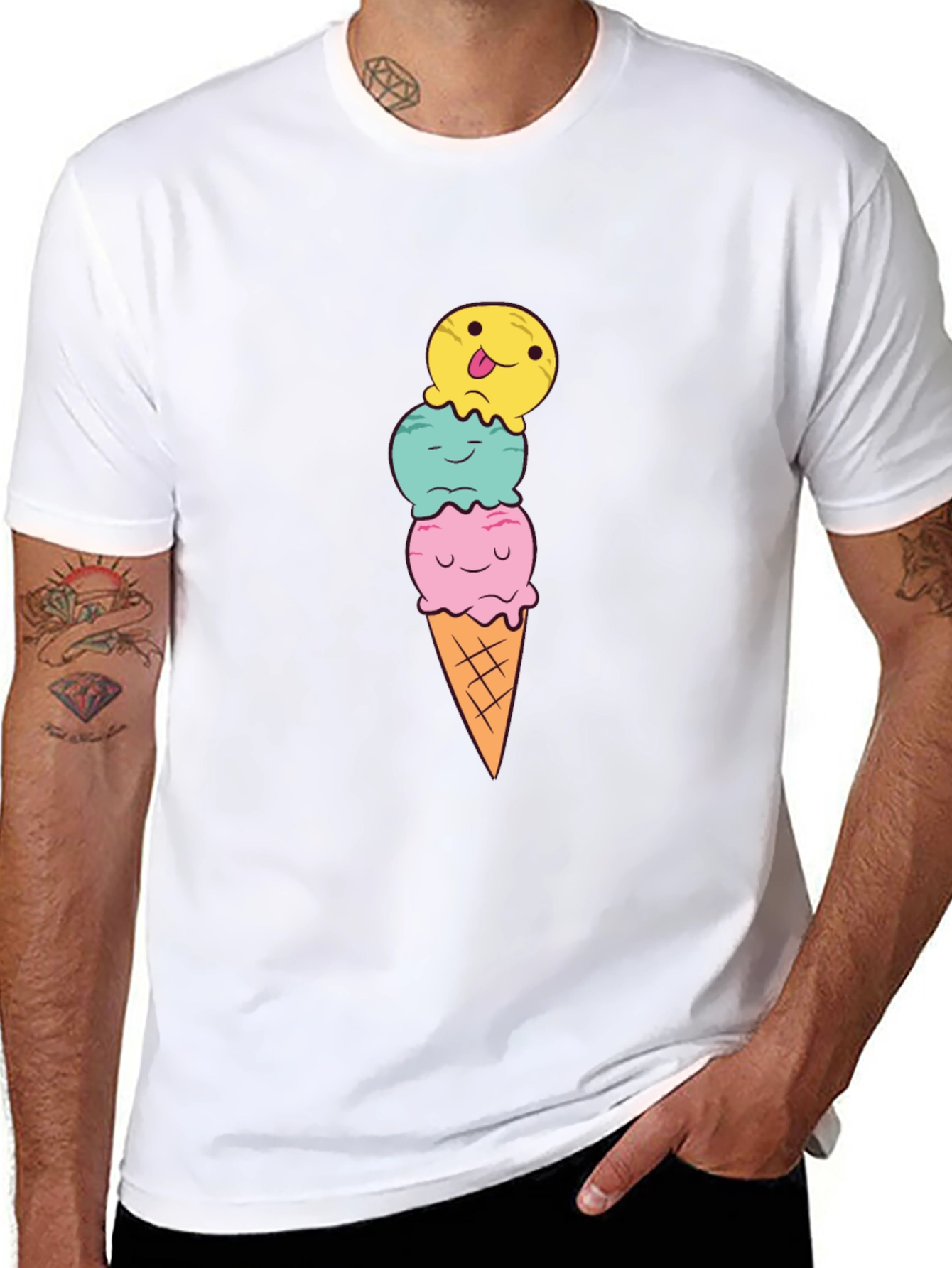 Ice Cream Cone Graphic Tee