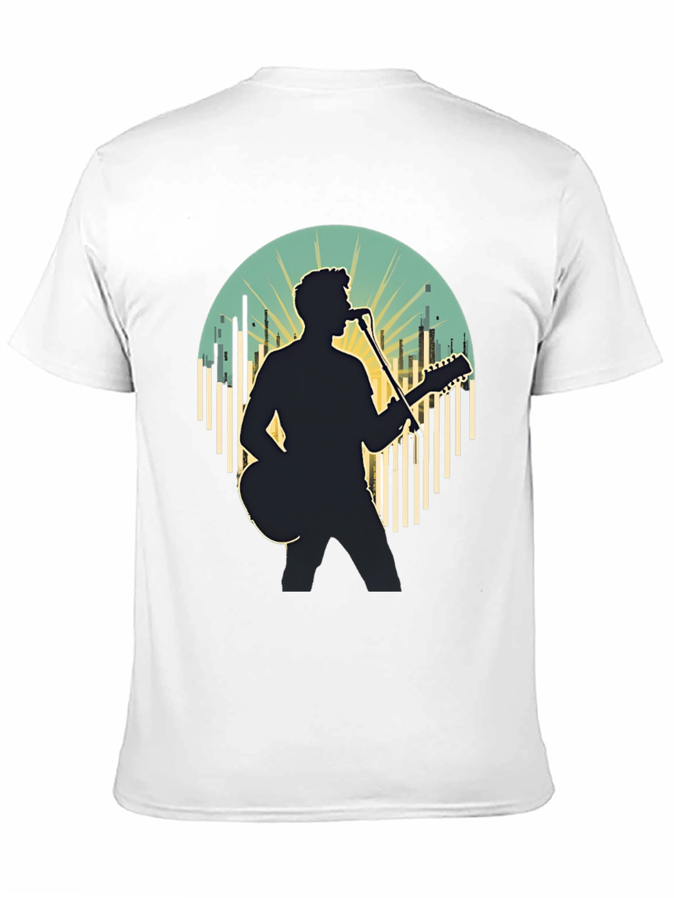 Singer Silhouette Graphic Tee - Music Lover Shirt