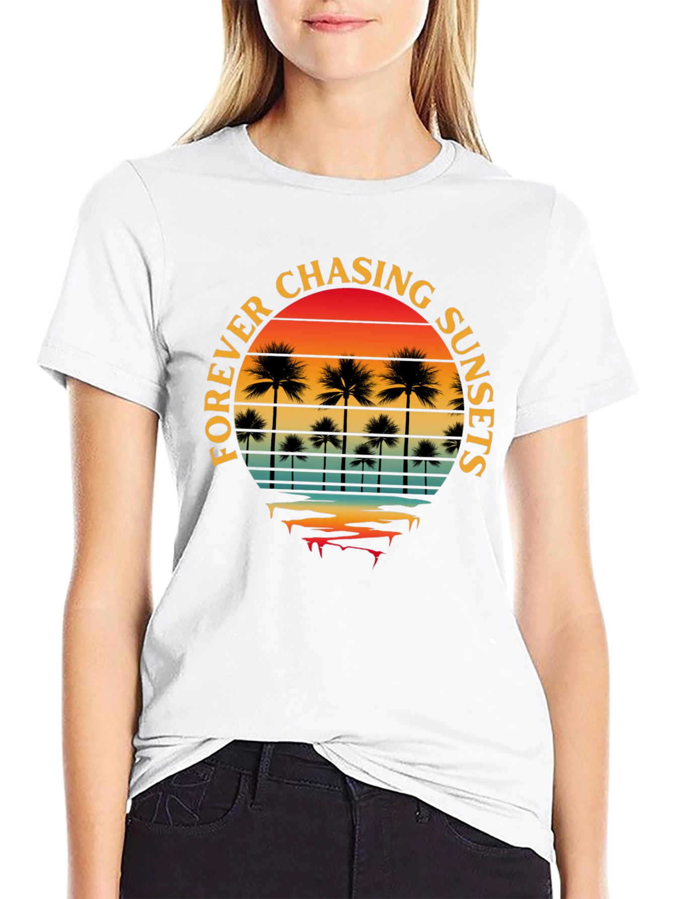 Forever Chasing Sunsets Graphic Tee