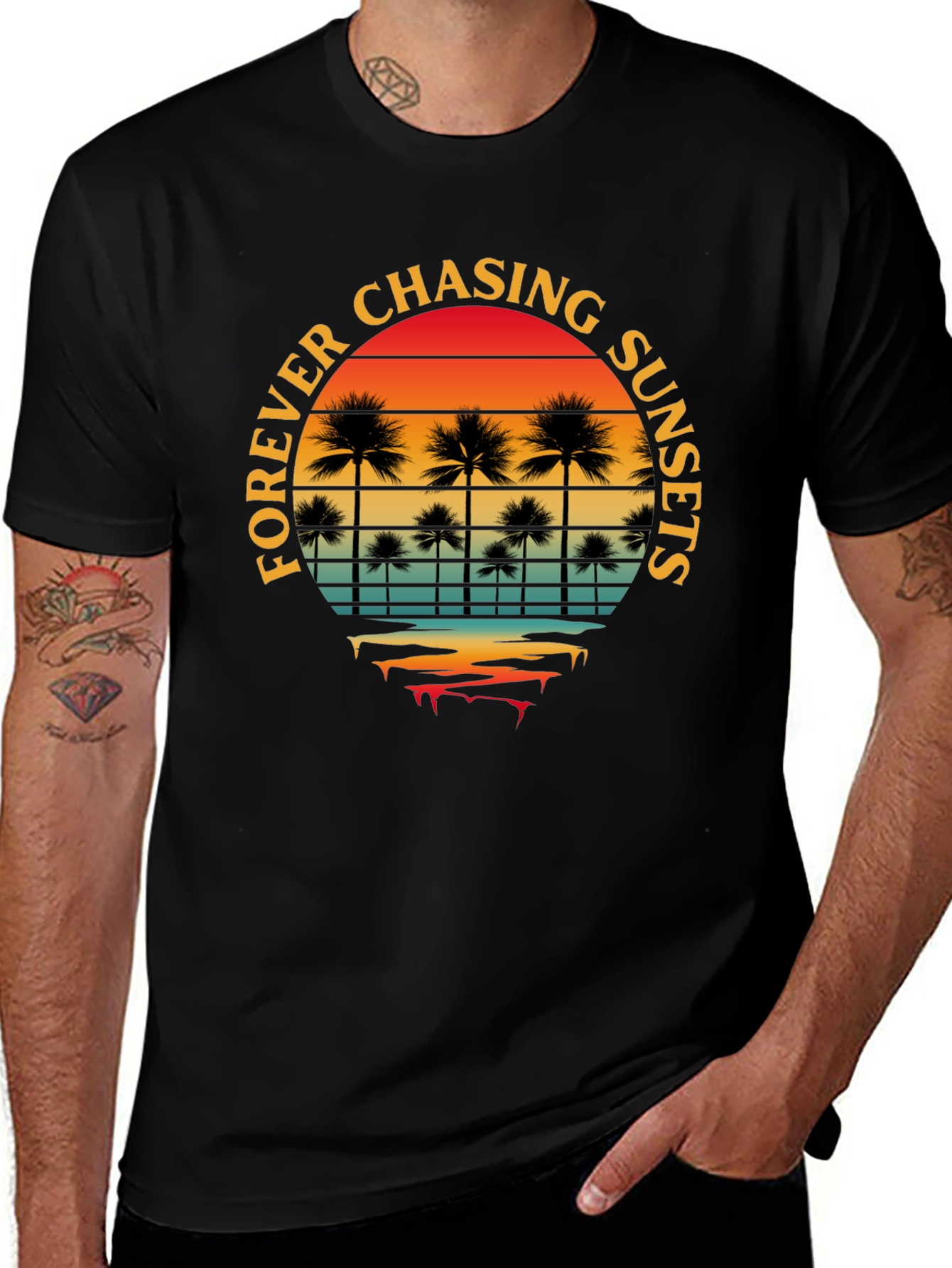 Forever Chasing Sunsets Graphic Tee